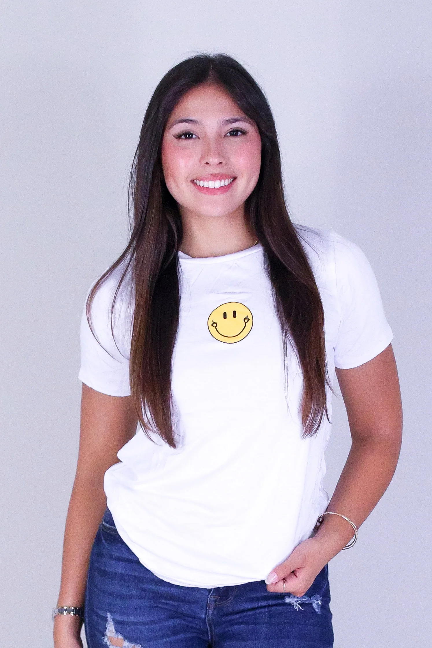 SMILEY FACE TEE - Image 2