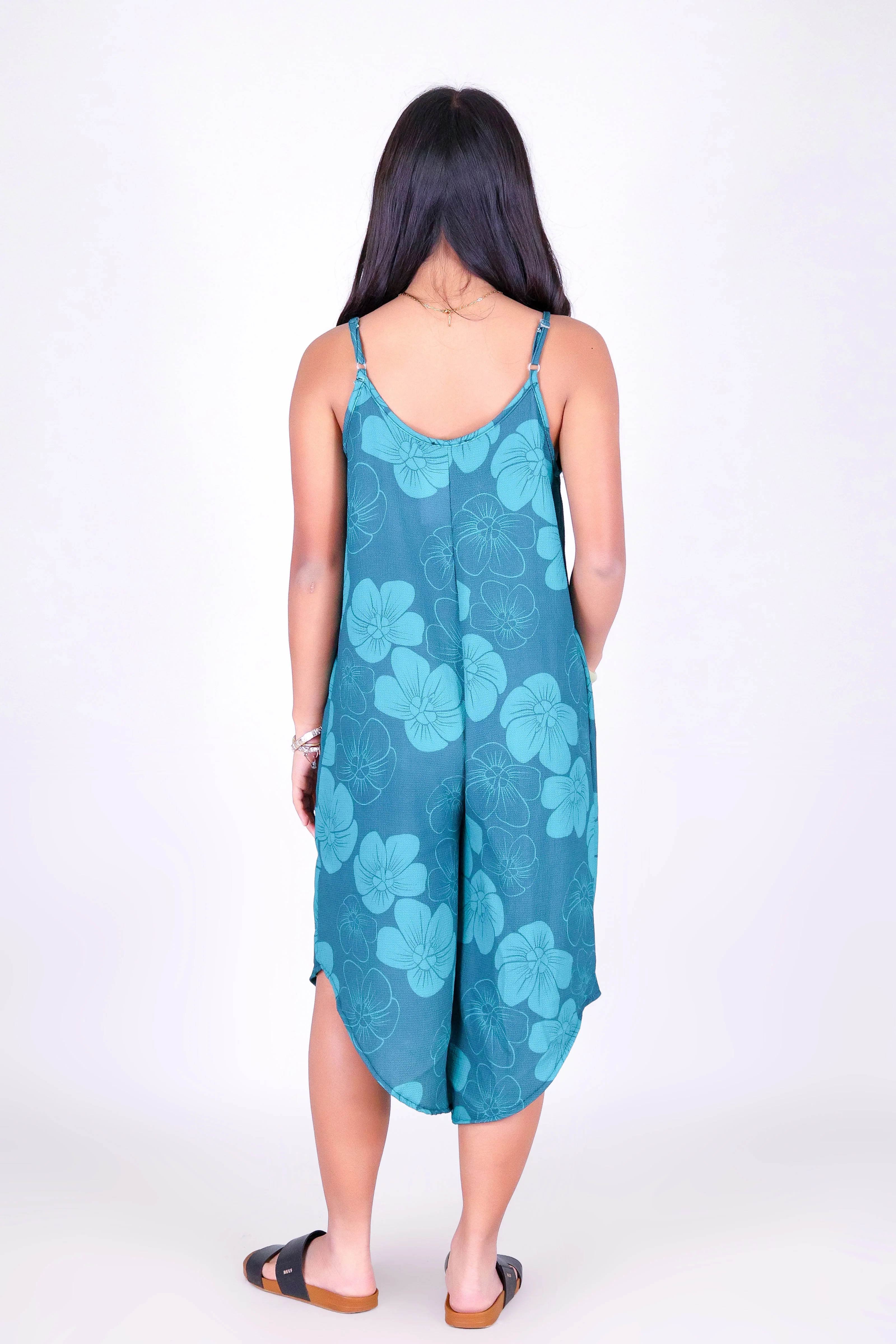 HAU FLOWER NO WAIST JUMPSUIT | KIDS SIZE 2-16 - Image 3