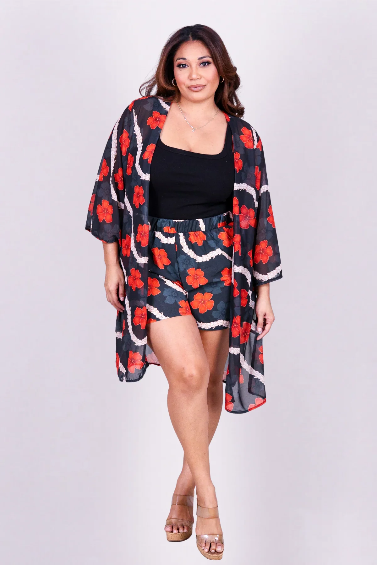 HAU PIKAKE CHIFFON CARDIGAN
