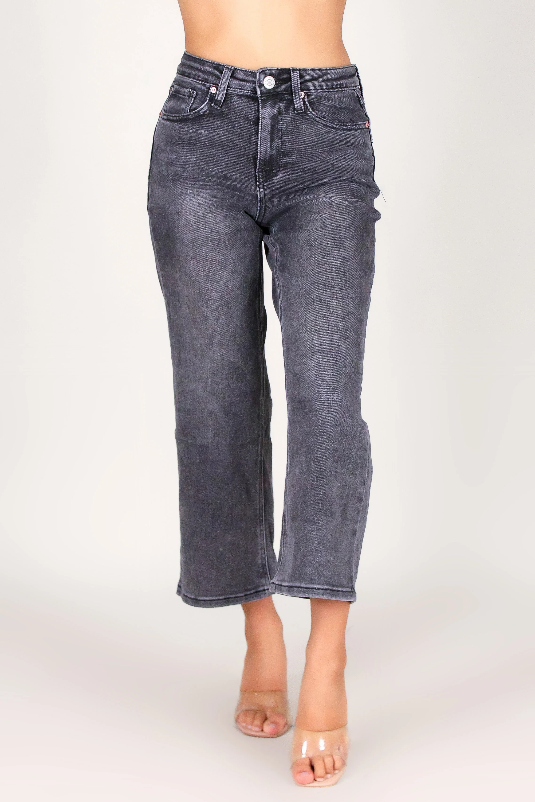 HIGHLINE CROP DENIM CAPRI'S - Image 2