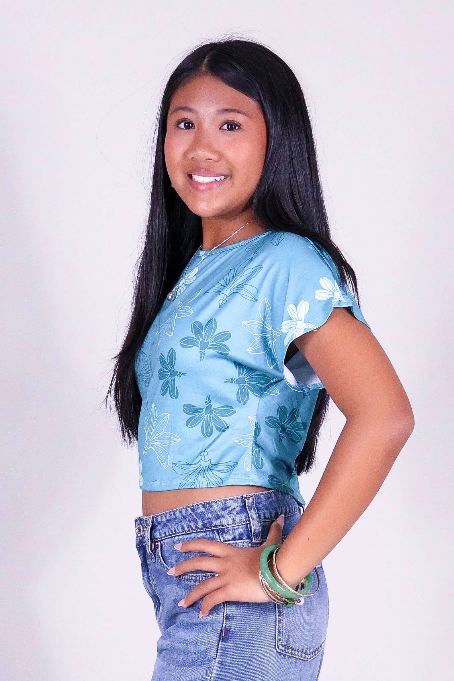 NAUPAKA OFF SHOULDER TOP | KIDS SIZE 2-16 - Image 3
