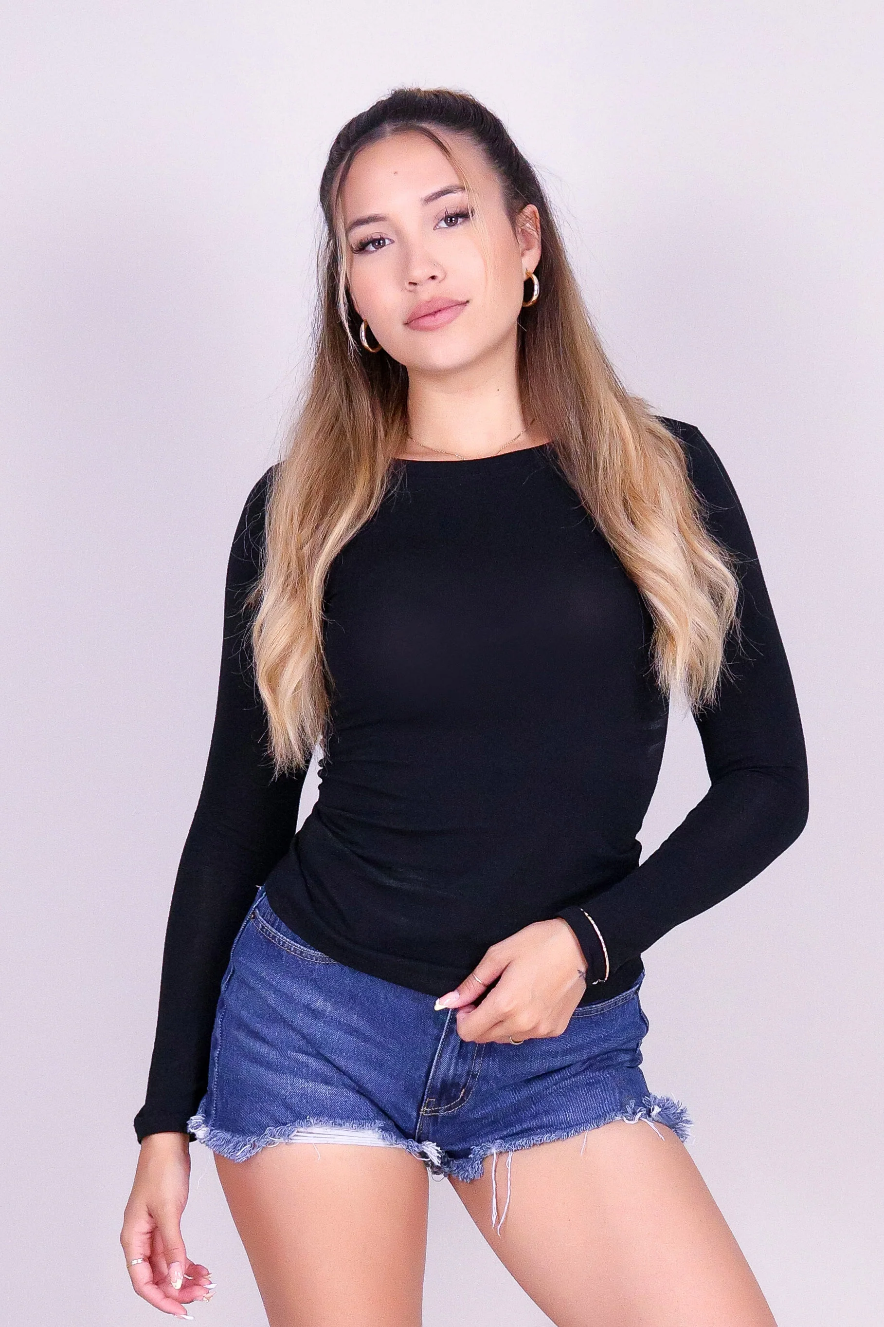 HI THERE LONG SLEEVE TOP - Image 2