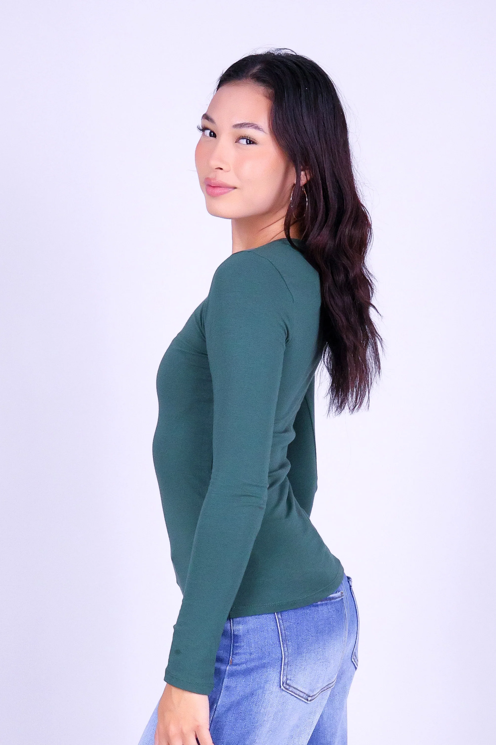 HI THERE LONG SLEEVE TOP - Image 3