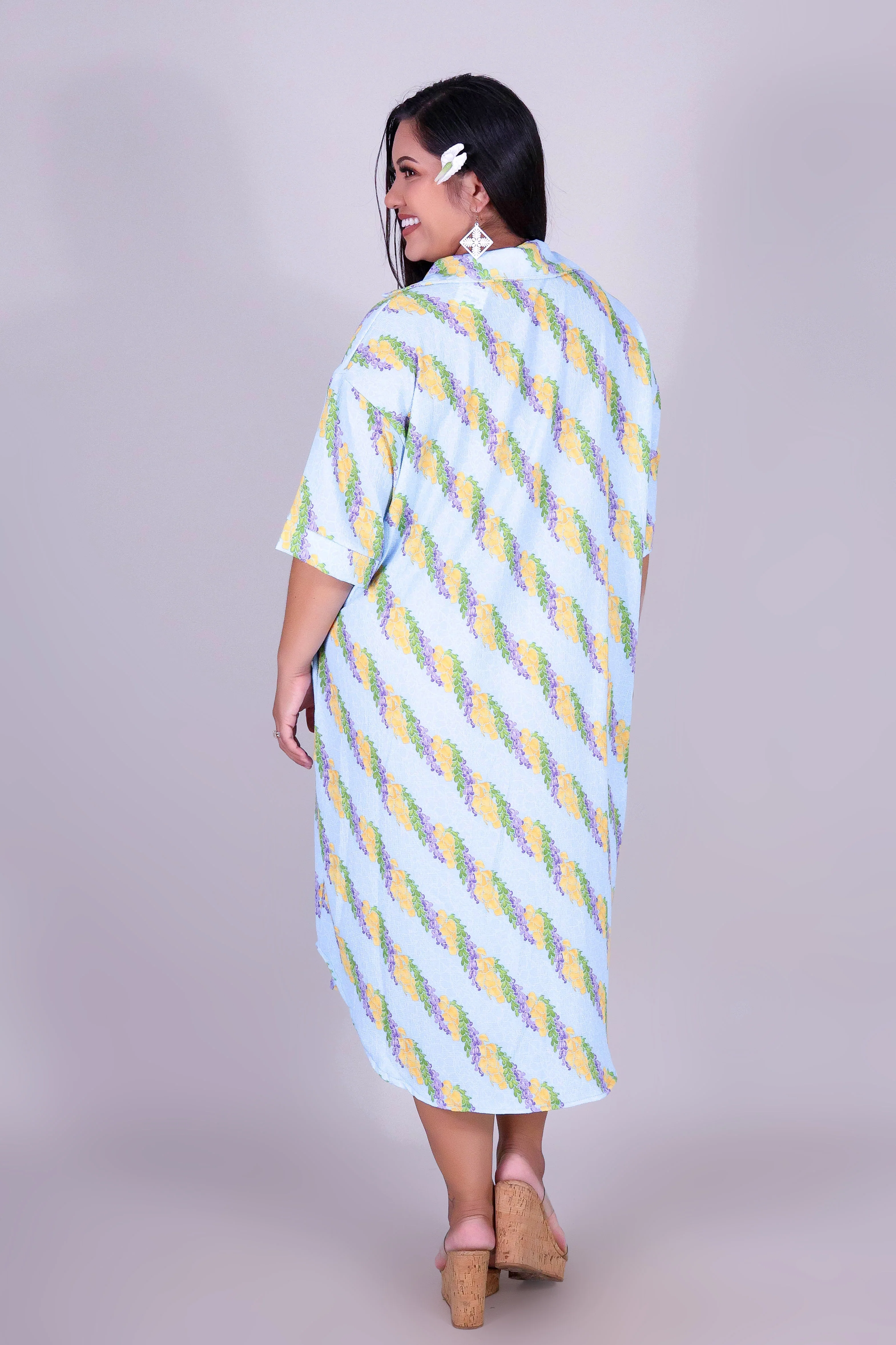 TWISTED LEI T-SHIRT DRESS - Image 3