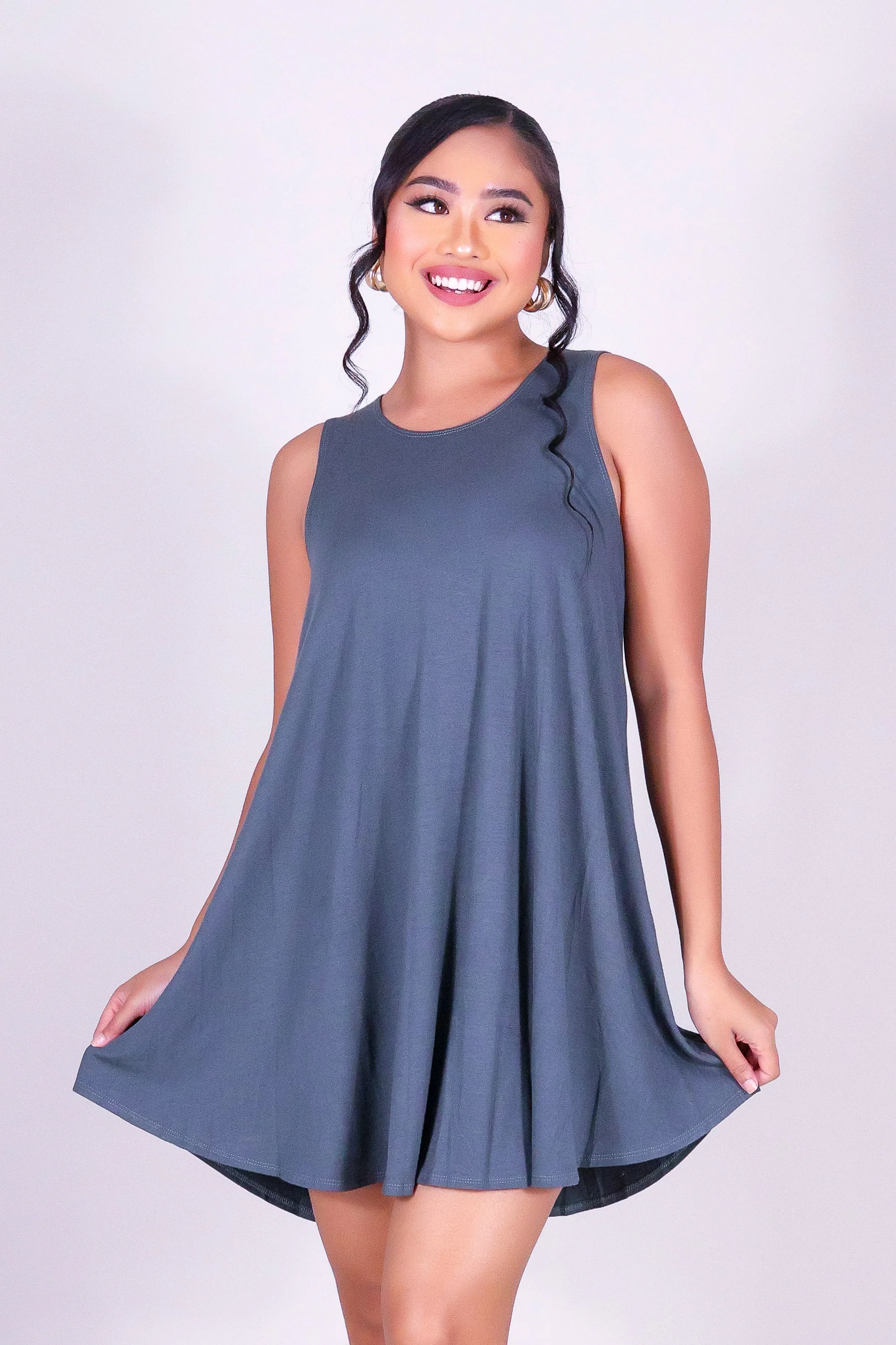 TWIRL AWAY TRAPEZE DRESS - Image 2