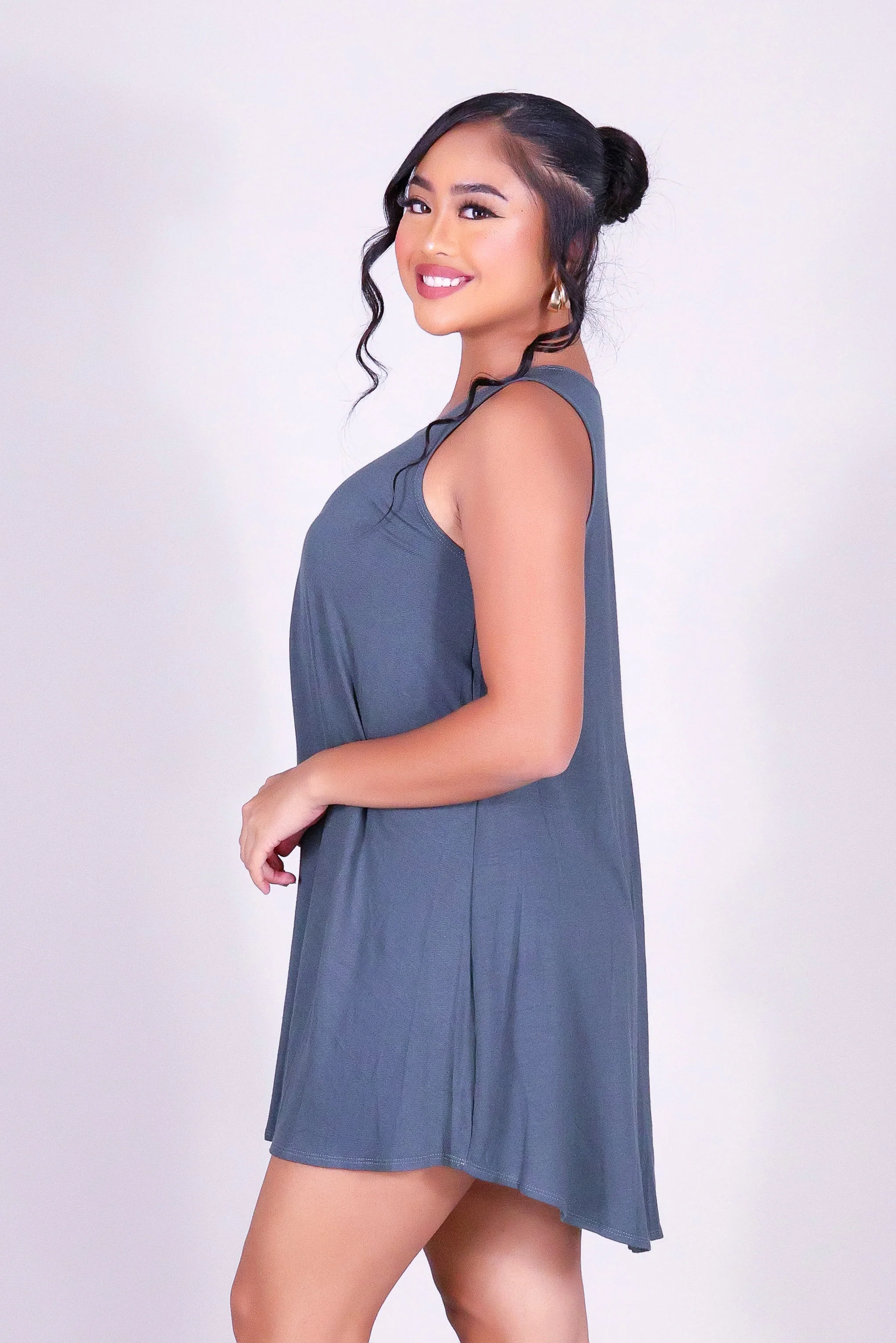 TWIRL AWAY TRAPEZE DRESS - Image 3