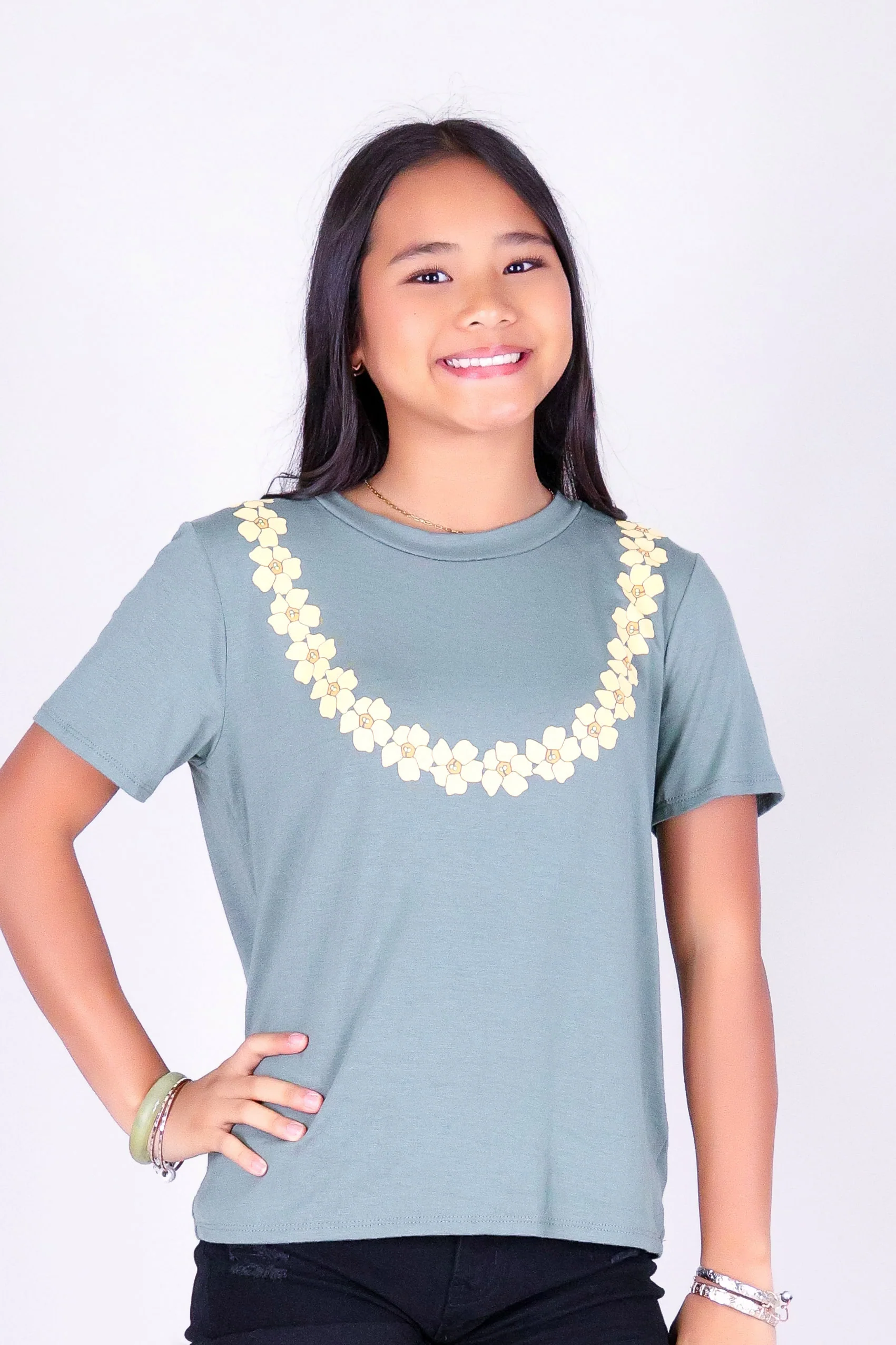 PUAKENIKENI LEI TEE | KIDS SIZE 2-16 - Image 2