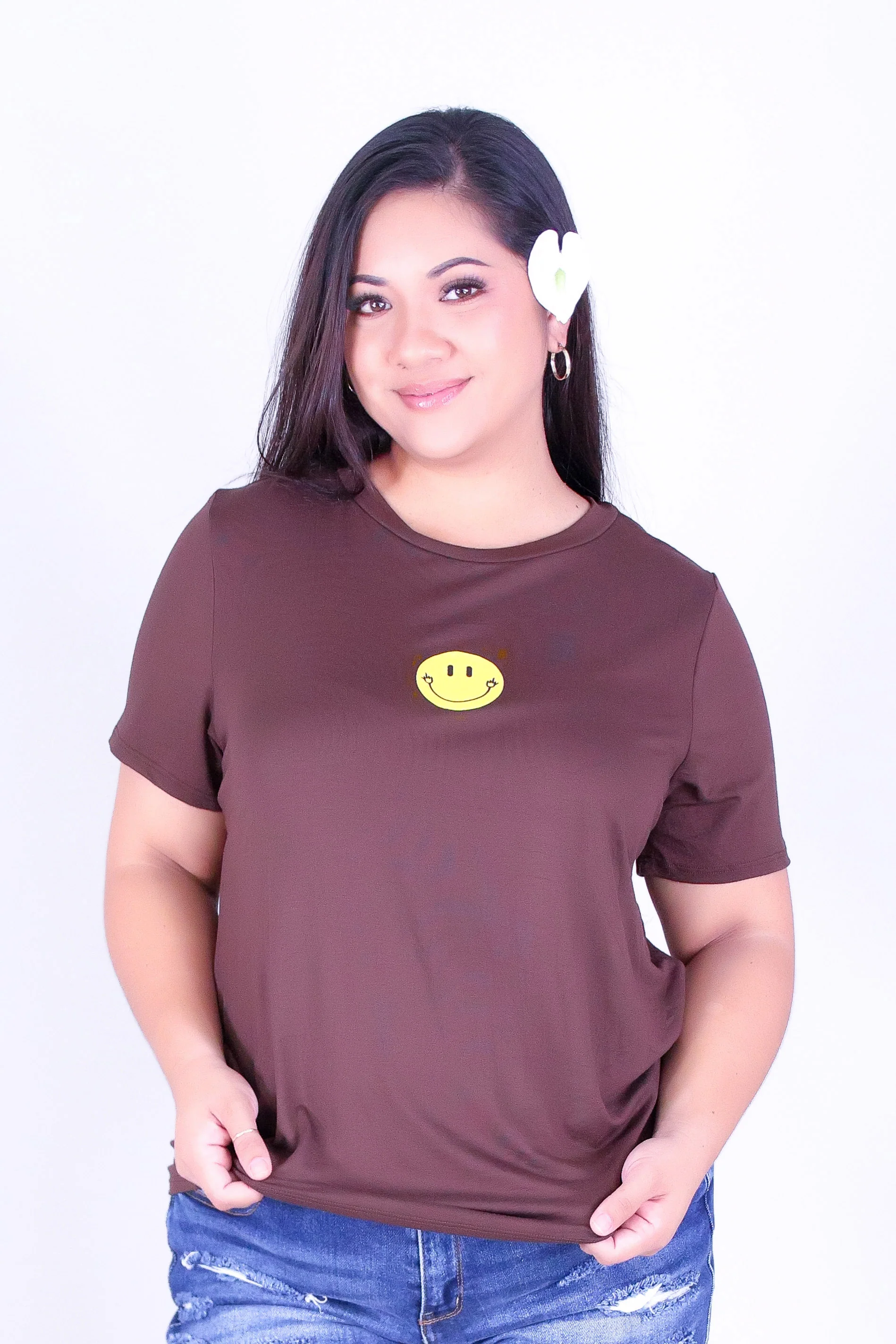 SMILEY FACE SCREEN TEE - Image 2