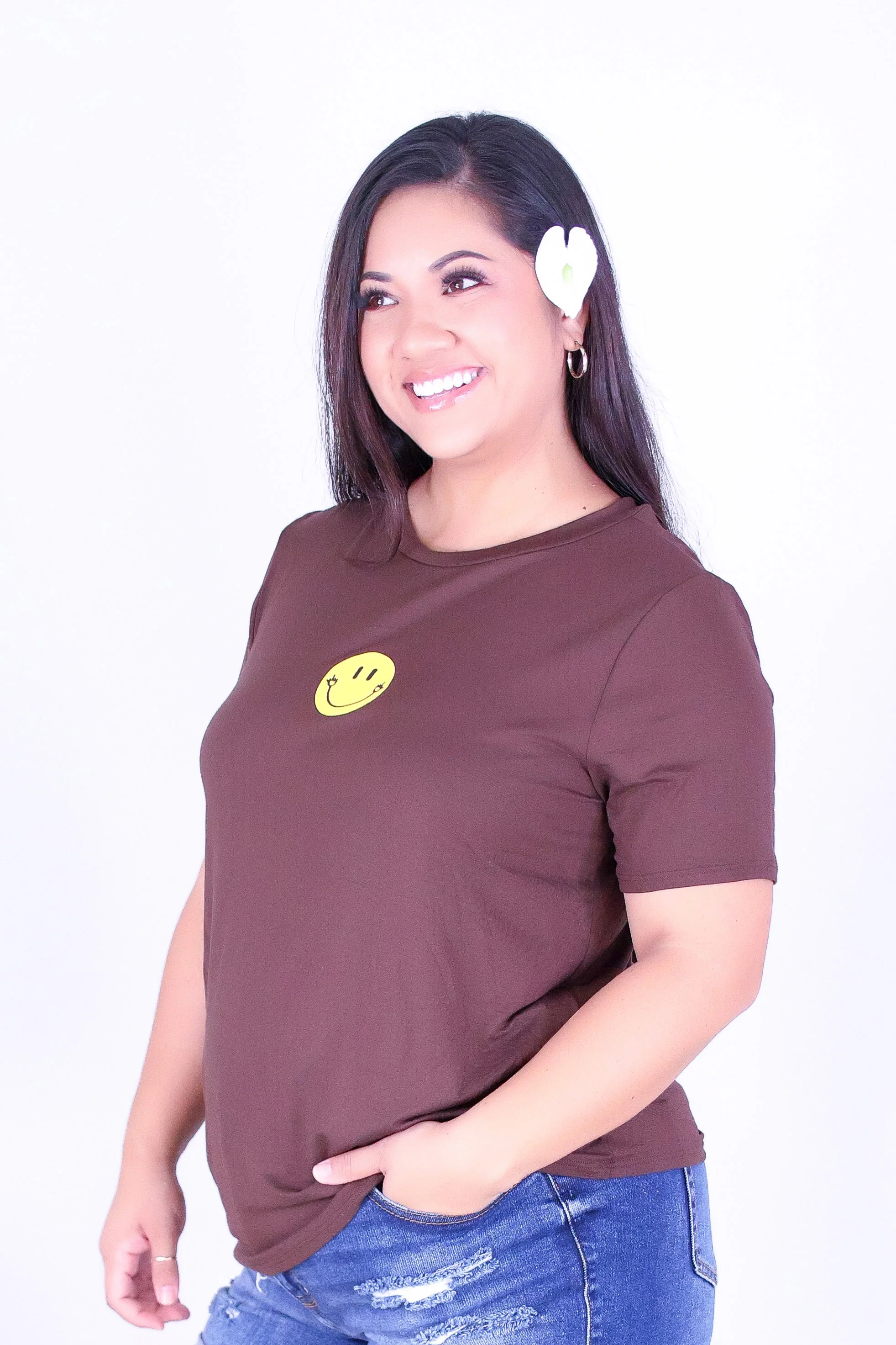 SMILEY FACE SCREEN TEE - Image 3