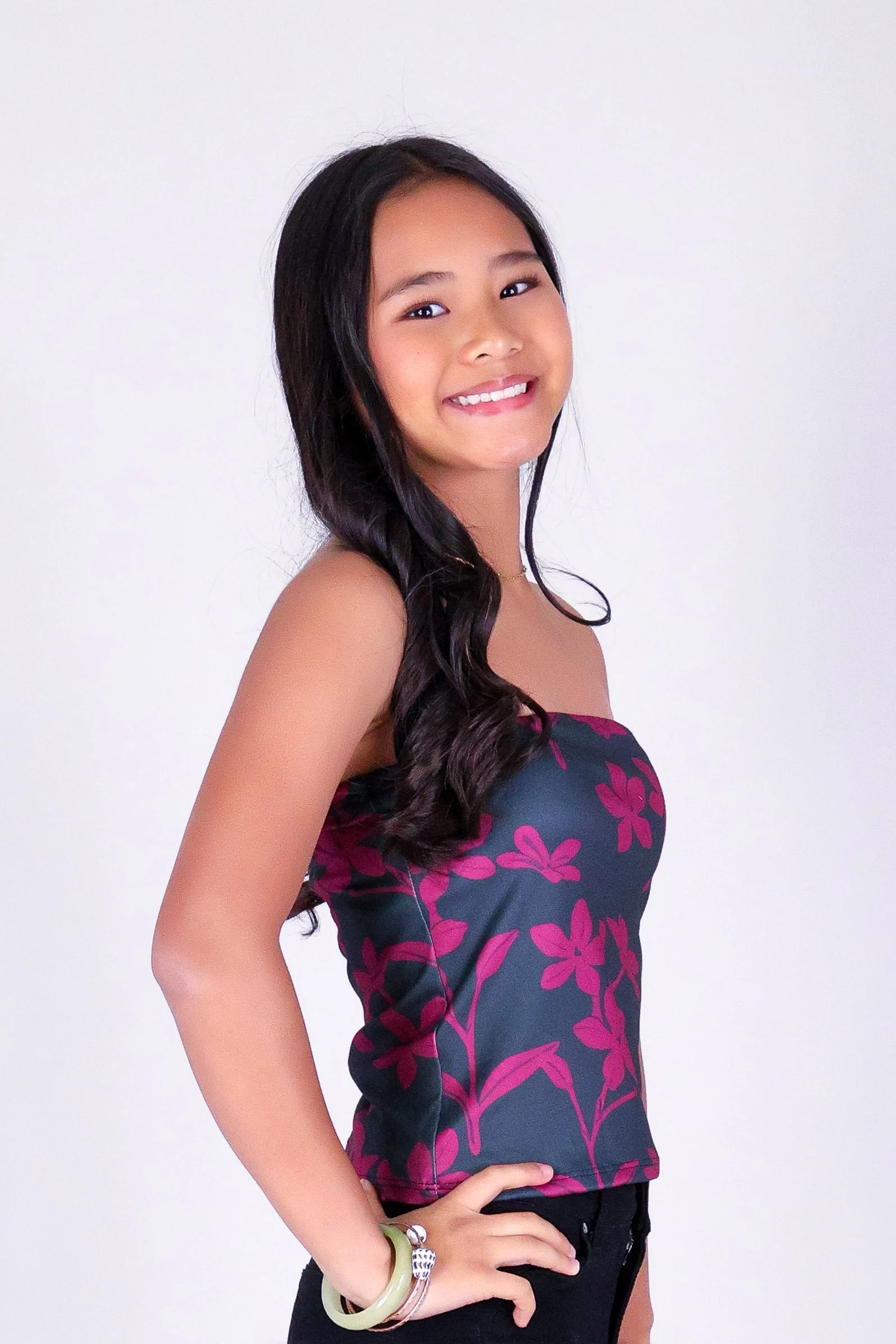 JASMINE GARDENIA TUBE TOP | KIDS SIZE 2-16 - Image 3