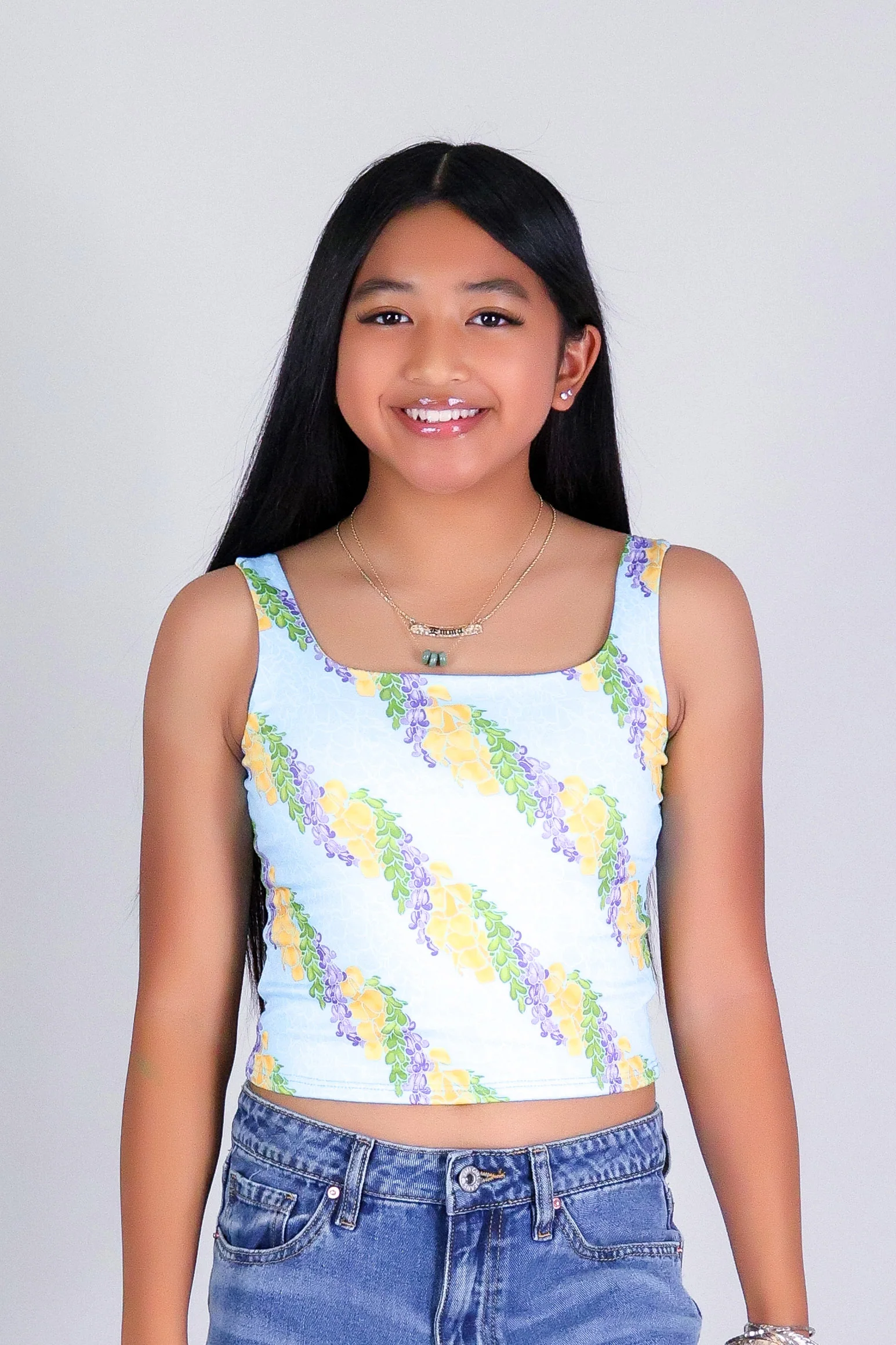 TWISTED LEI SQUARE NECK TOP | KIDS SIZE 2-16 - Image 4