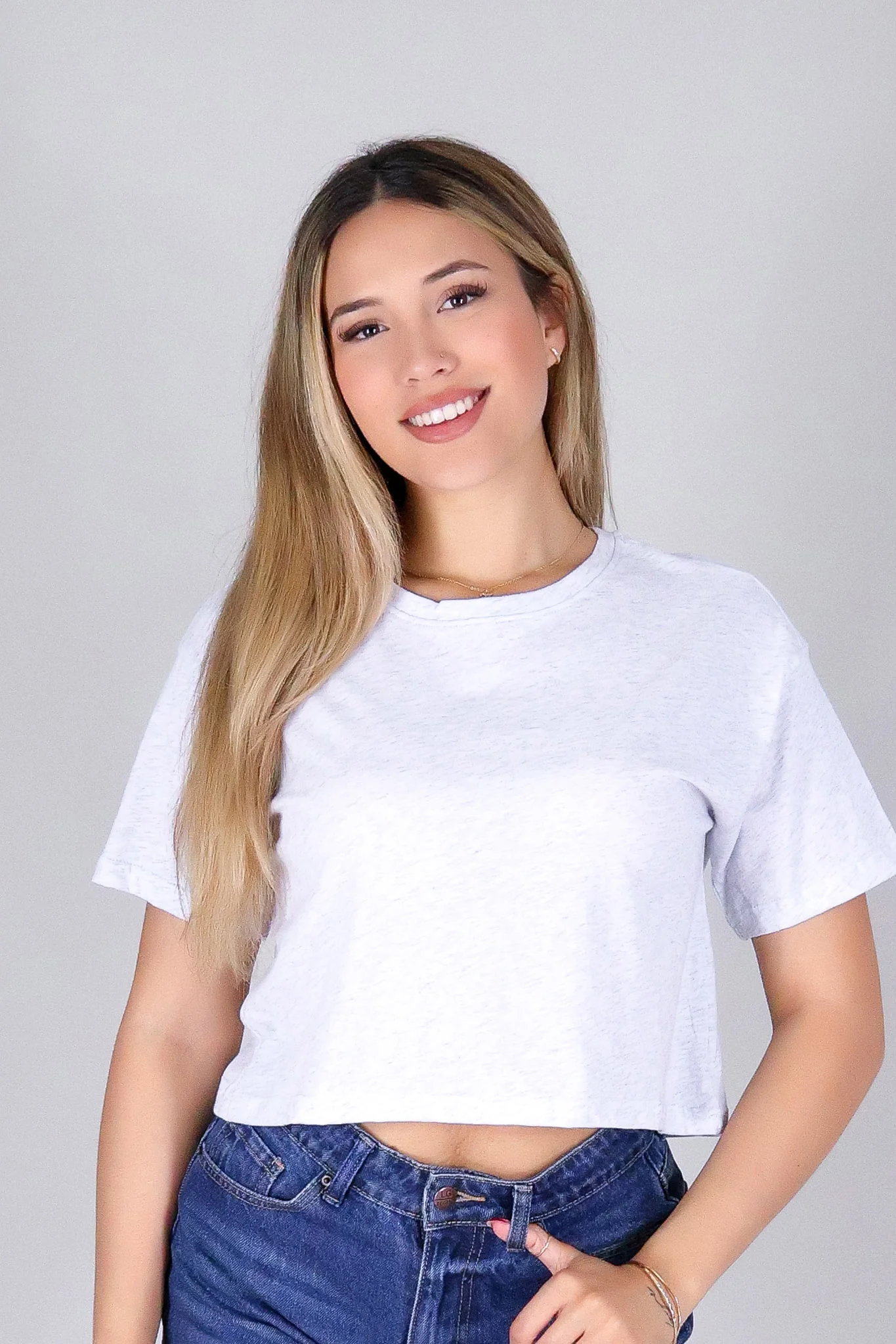 ALL FOR ME CROP OVERSIZED TEE - Image 2