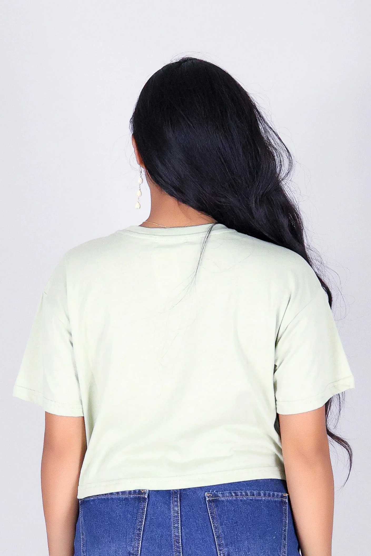 ALL FOR ME CROP OVERSIZED TEE - Image 4