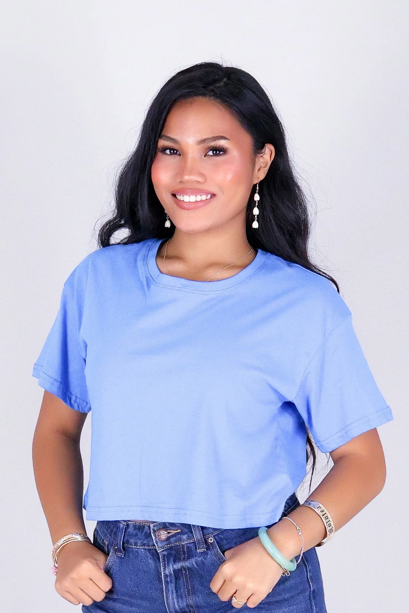 ALL FOR ME CROP OVERSIZED TEE - Image 2