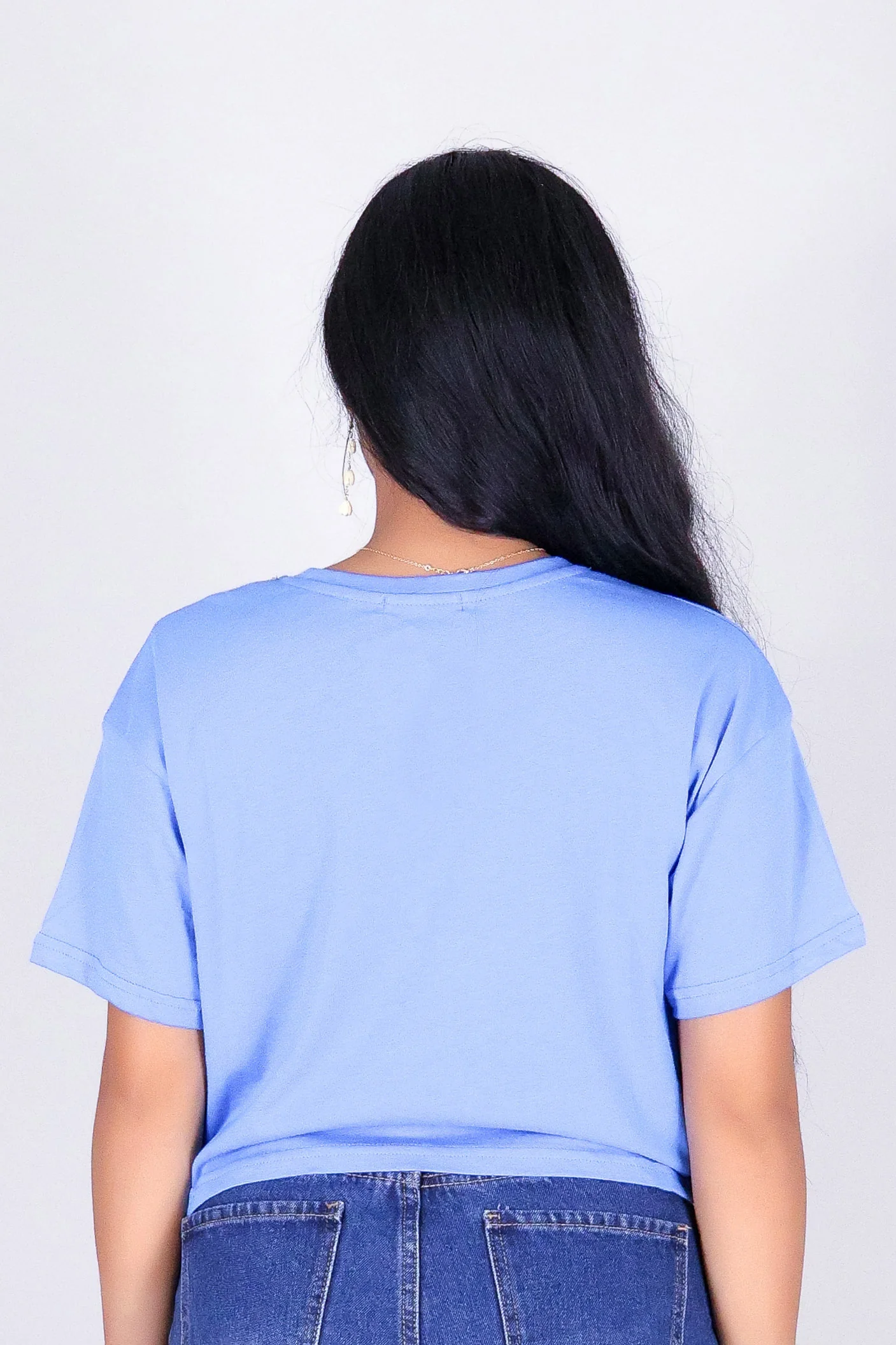 ALL FOR ME CROP OVERSIZED TEE - Image 4