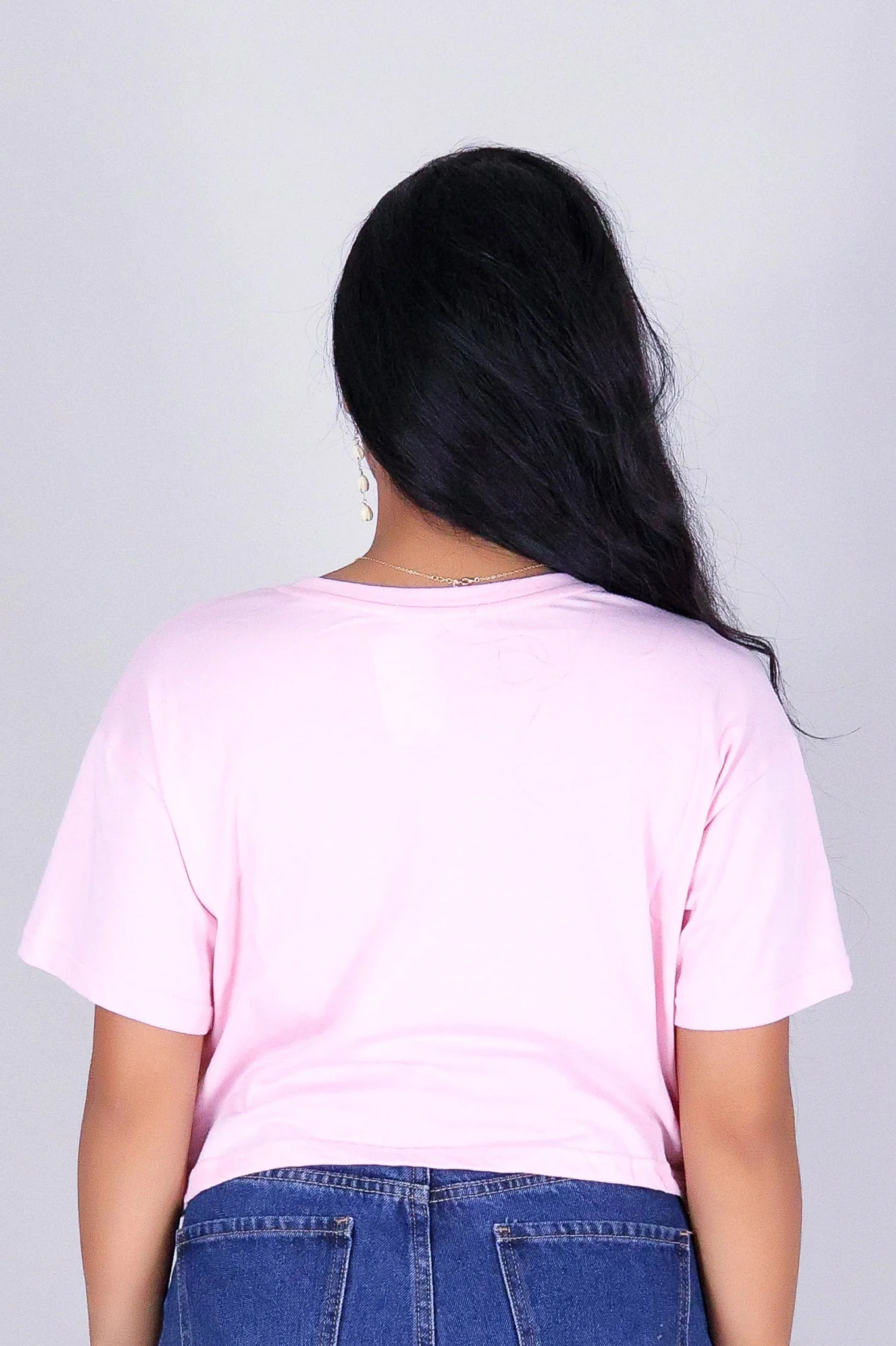 ALL FOR ME CROP OVERSIZED TEE - Image 4