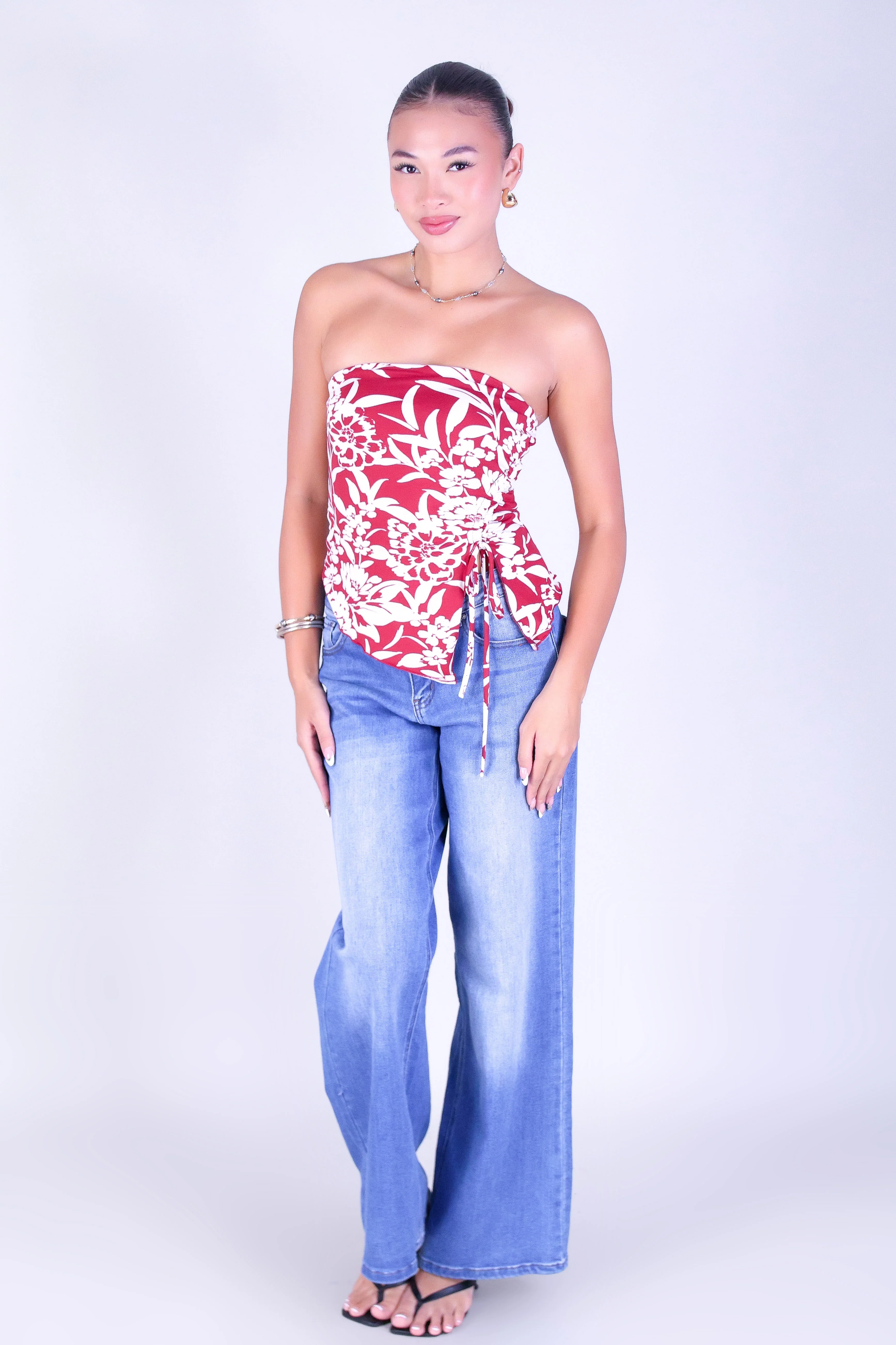 FLORAL FLIRT TUBE TOP