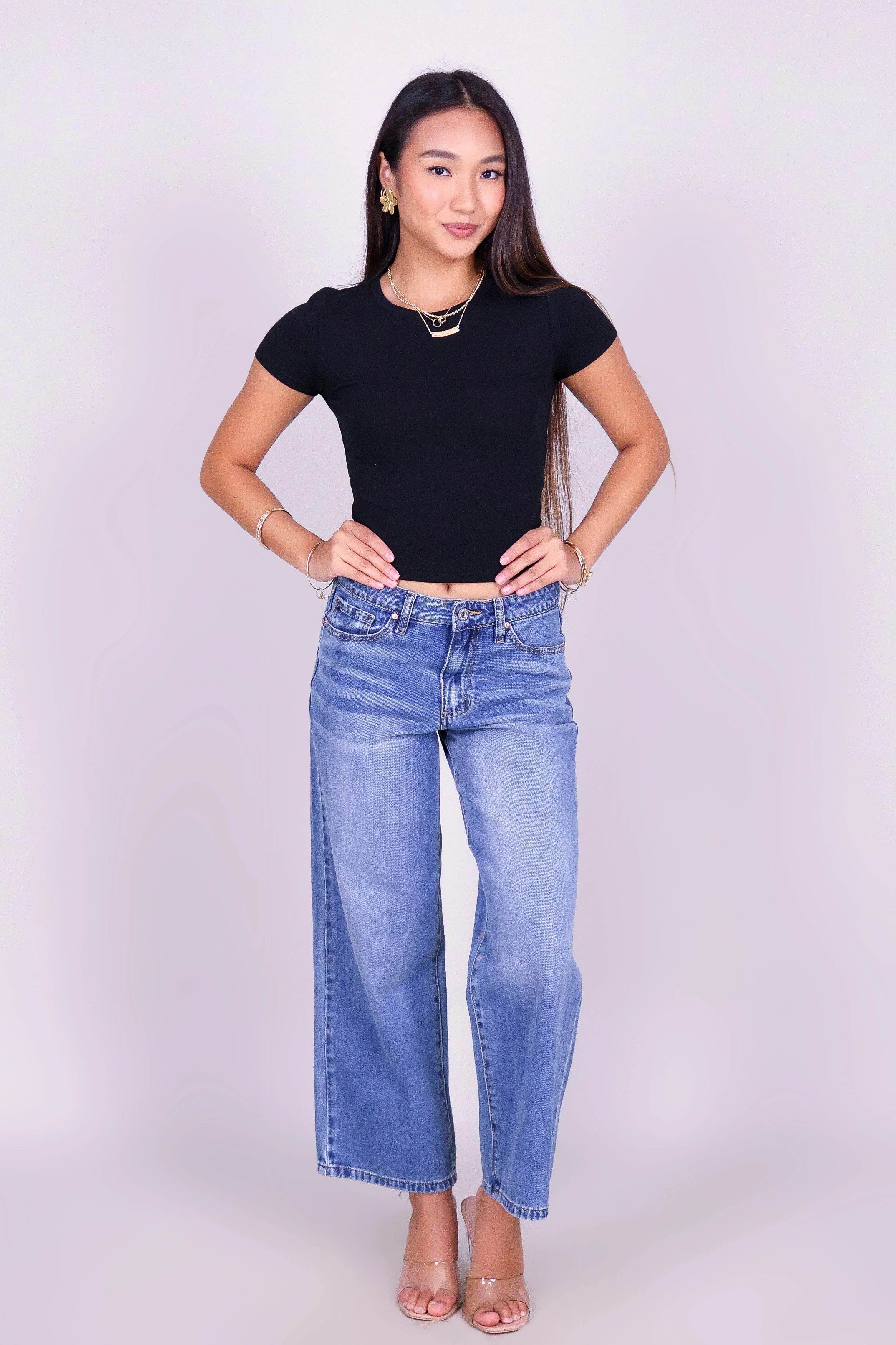 DAILY FORM CROP BASIC TEE