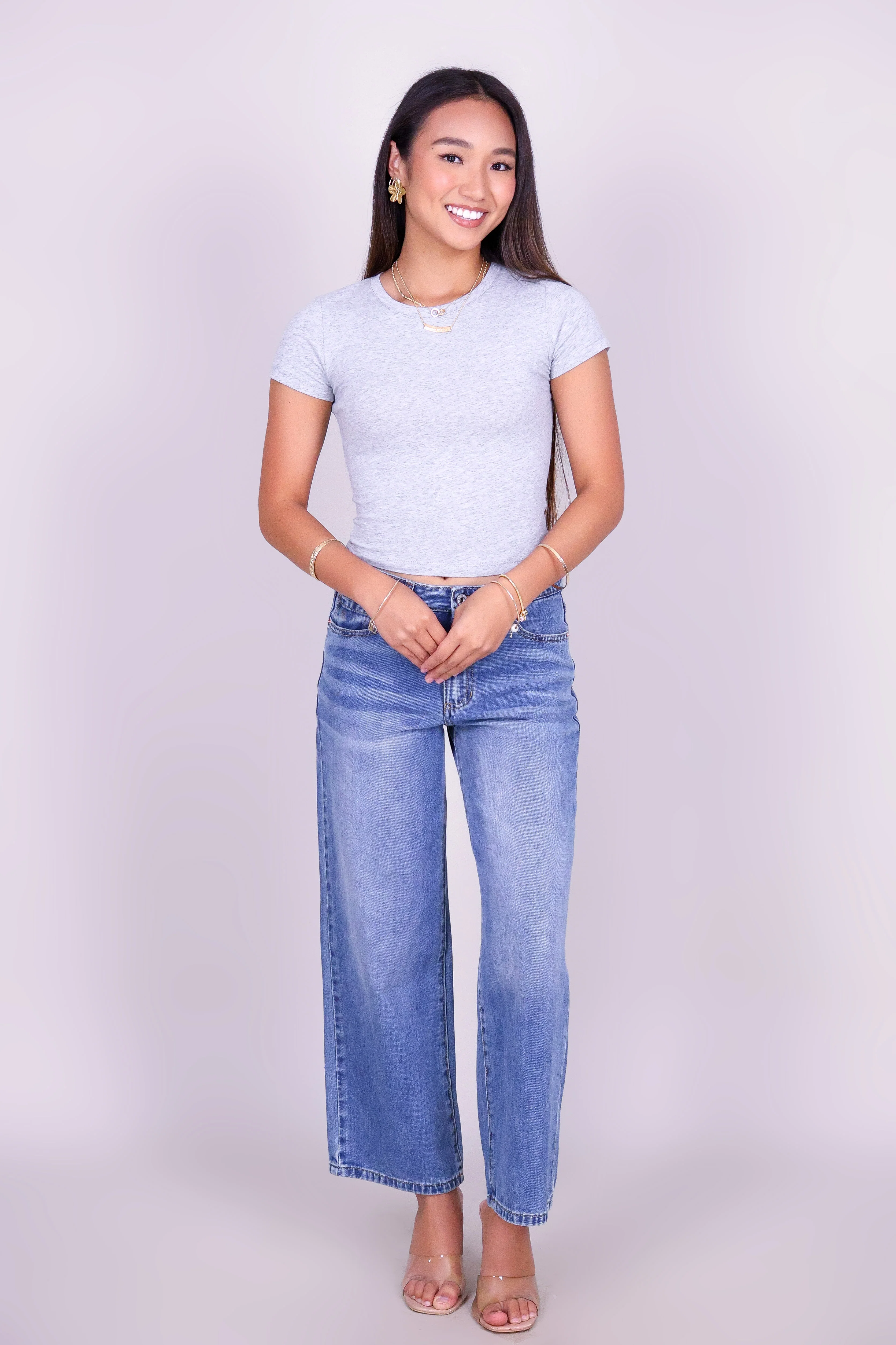 DAILY FORM CROP BASIC TEE