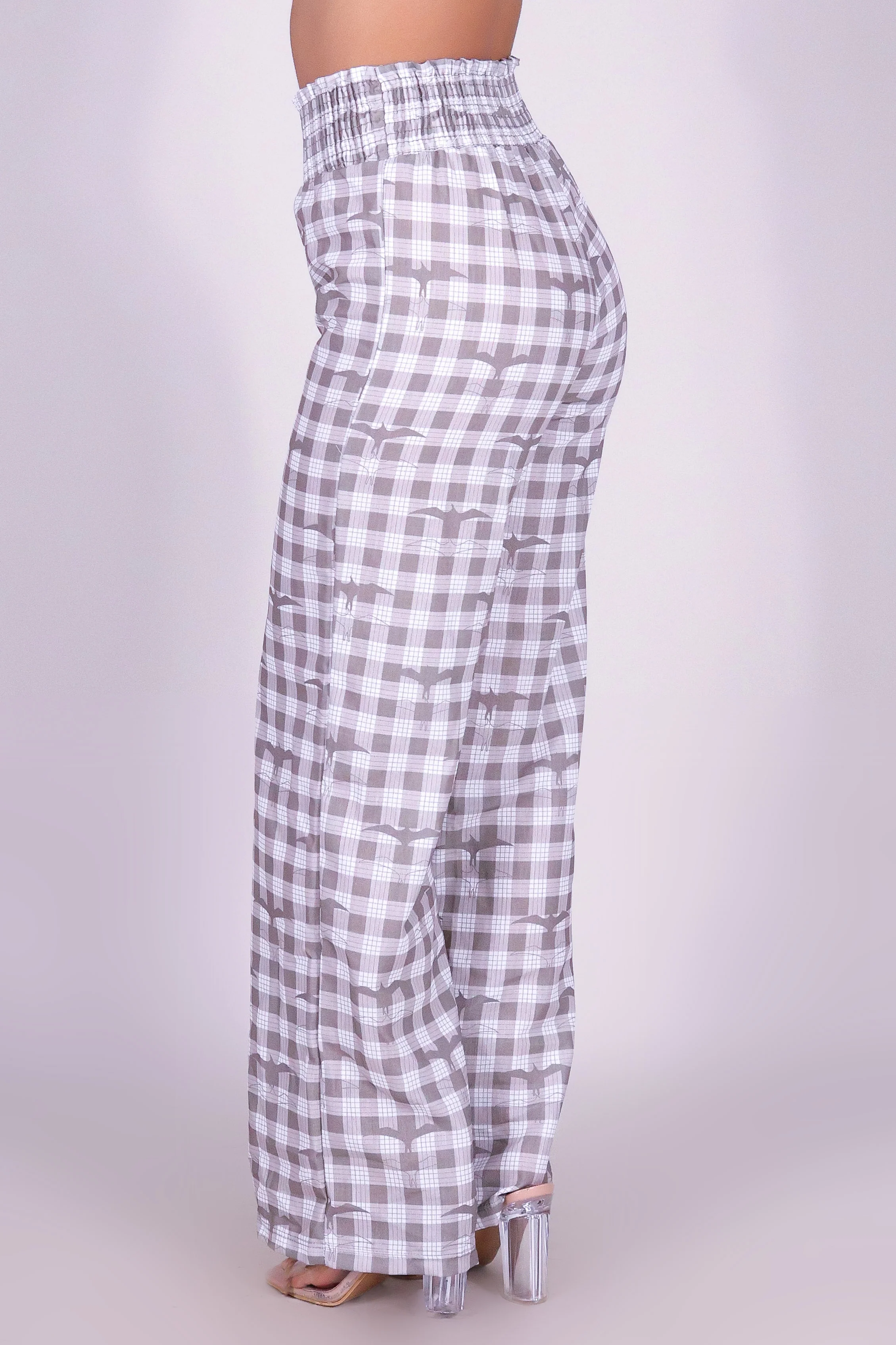 IWA PALAKA SMOCKED WAIST PANTS - Image 3