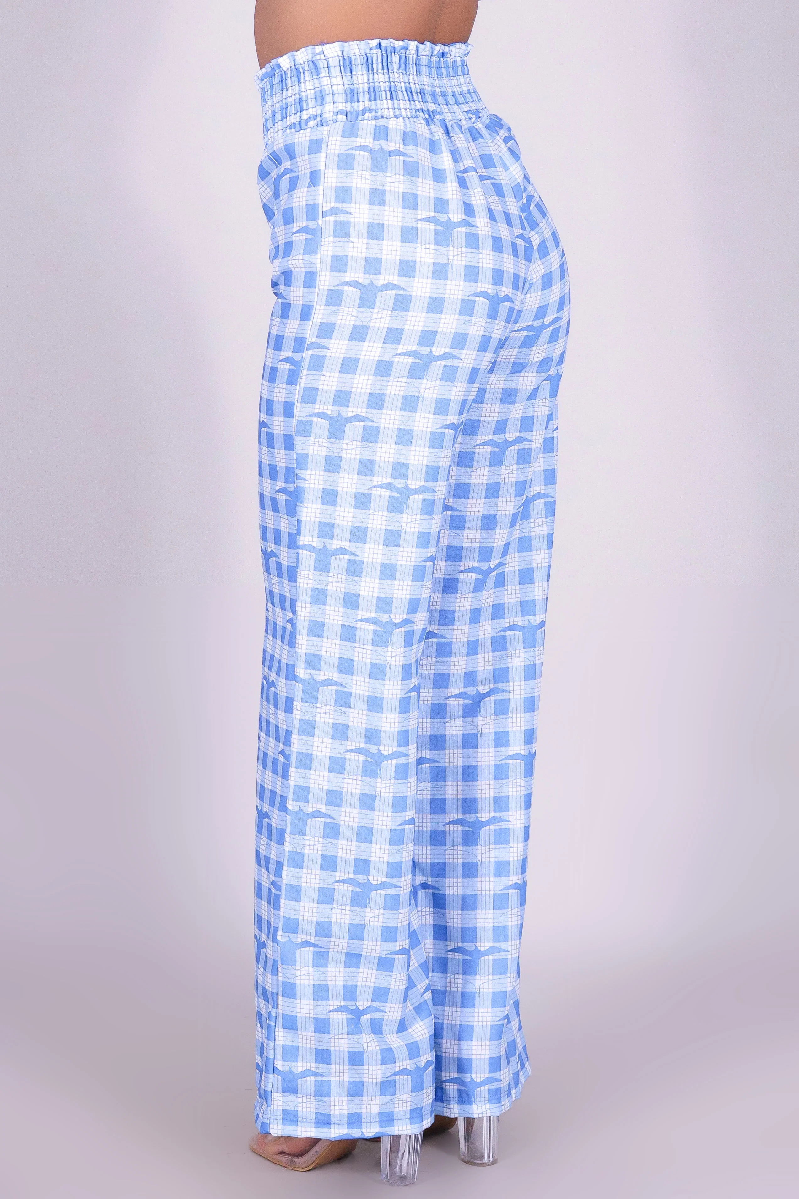 IWA PALAKA SMOCKED WAIST PANTS - Image 3