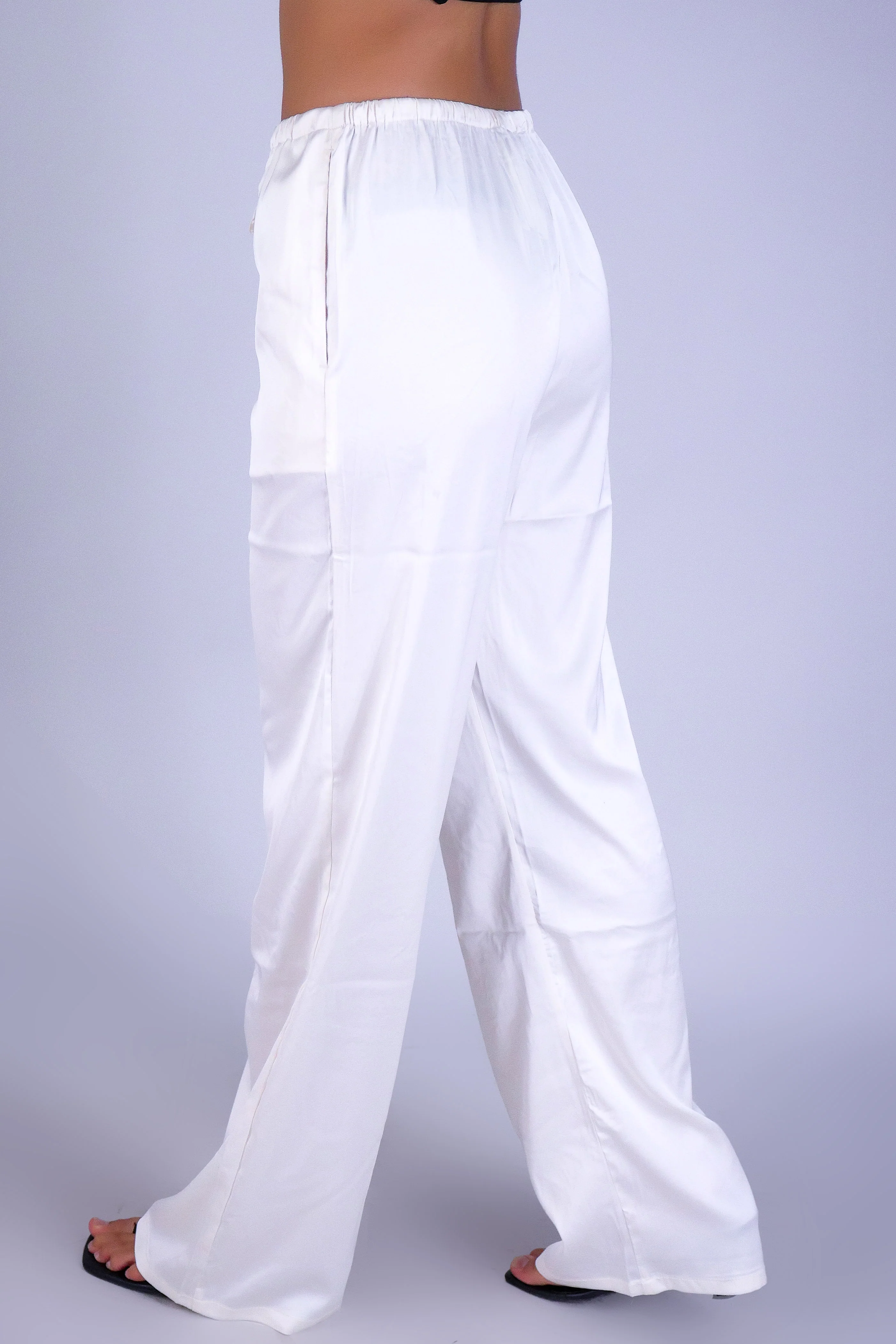 SOFT MOTION SATIN PANTS - Image 3