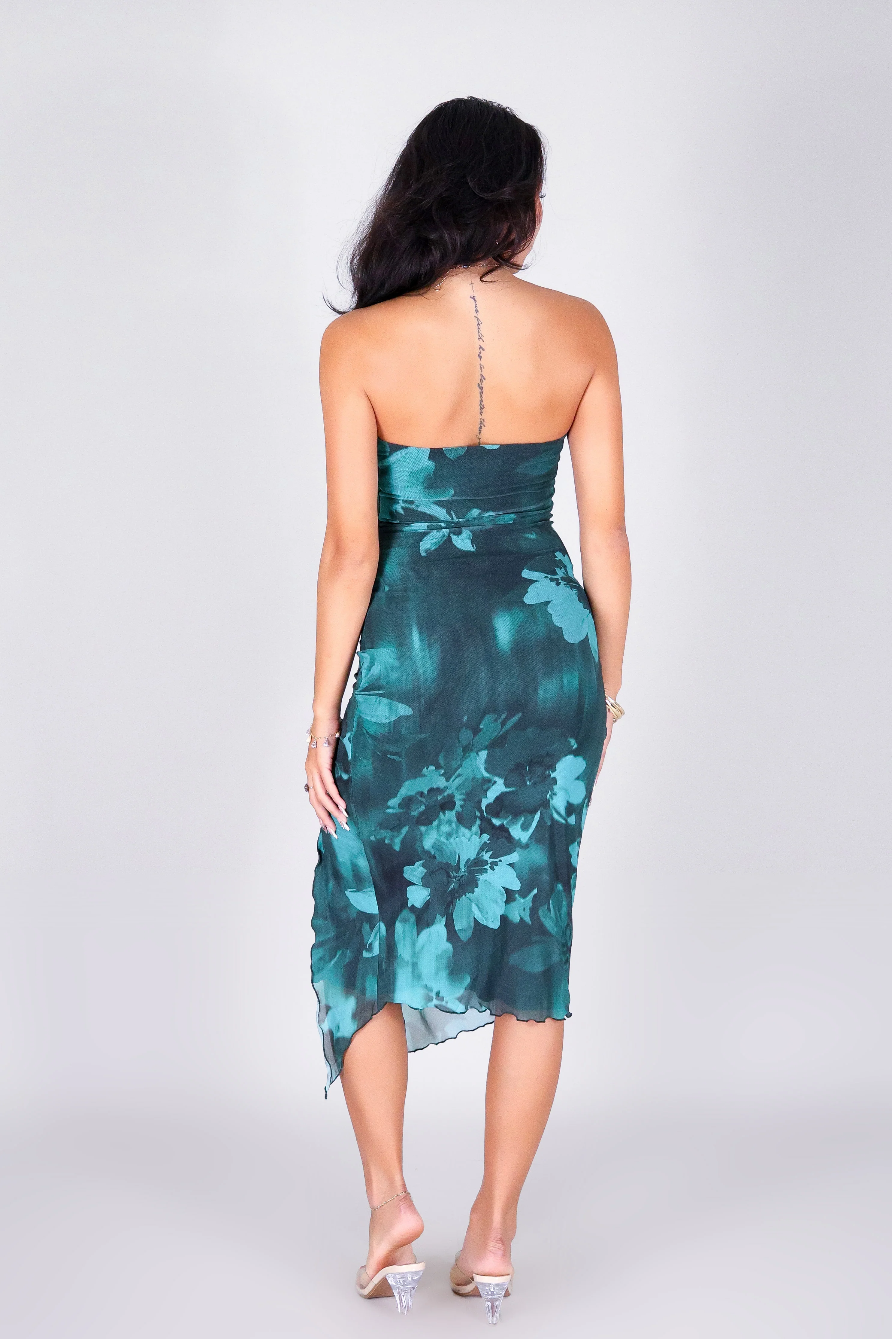 DREAM PETALS MIDI TUBE DRESS - Image 3