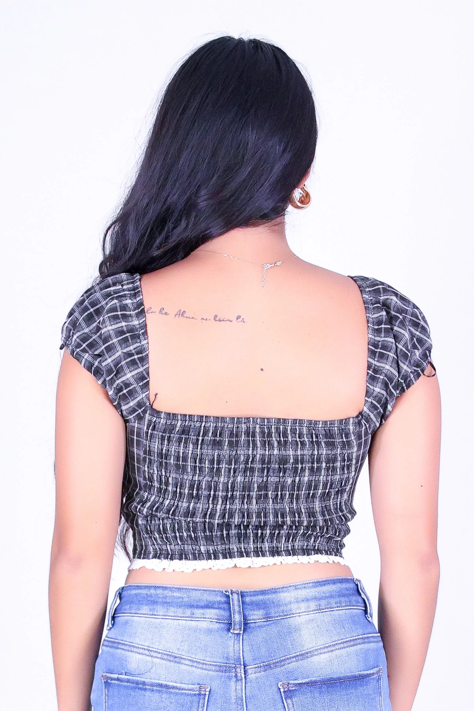 SOFT PLAID TOP - Image 4