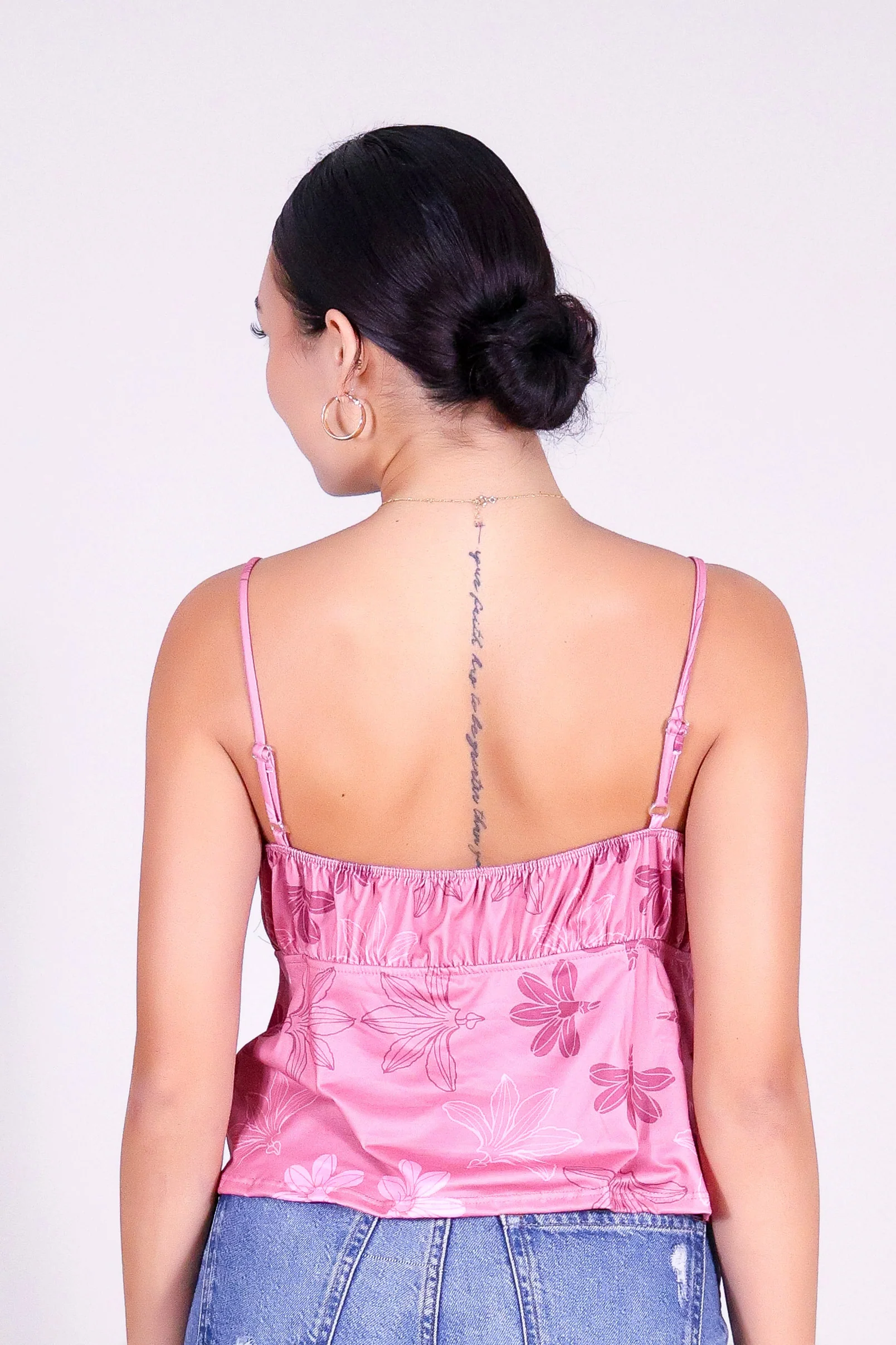 NAUPAKA TIE FRONT BABYDOLL TOP - Image 4