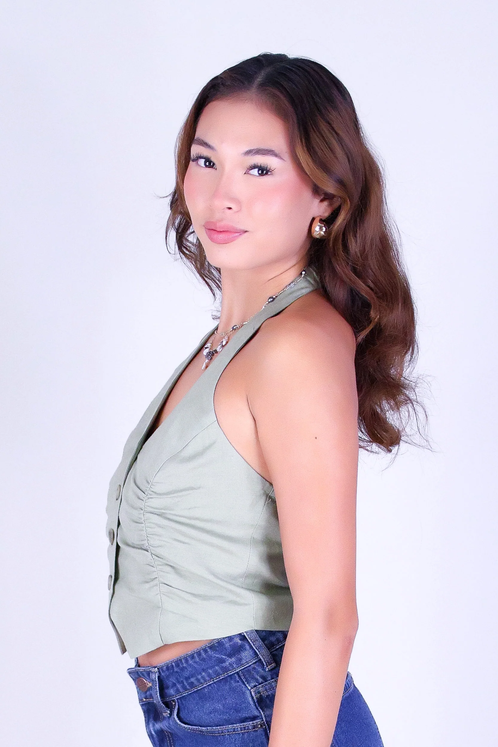 DESIRE HALTER VEST TOP - Image 3
