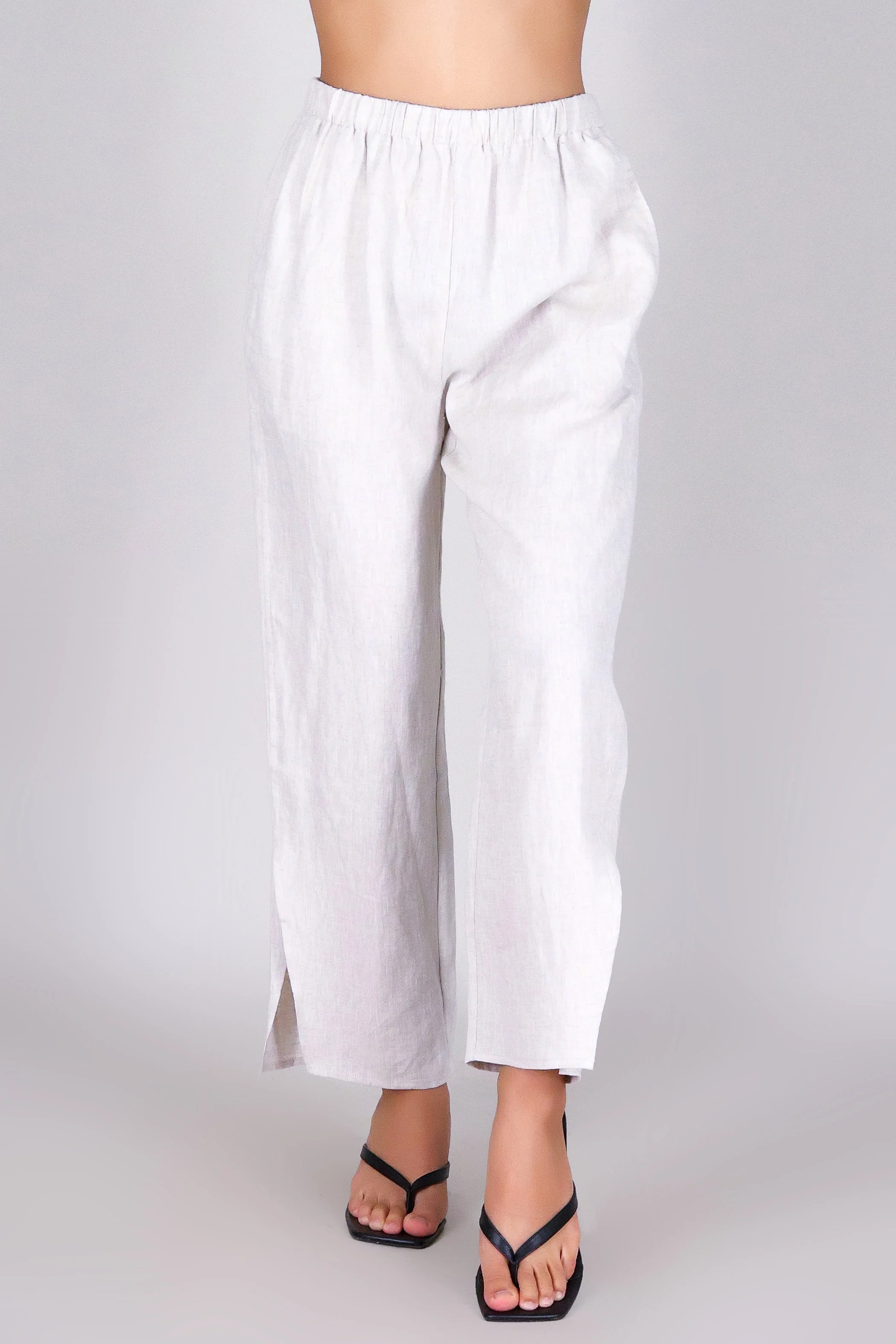 THE LINEN FLOW CAPRI'S - Image 2