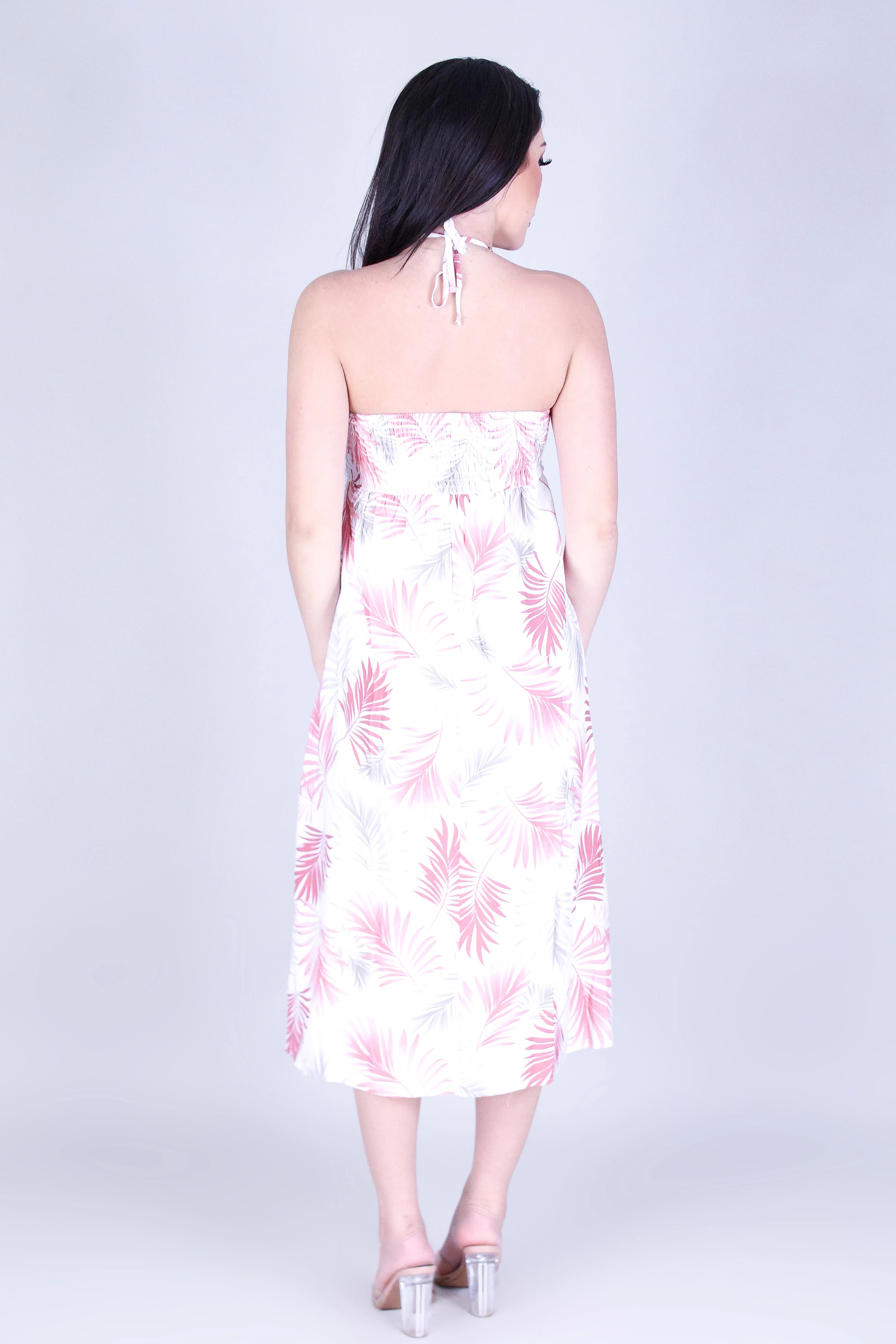 PARADISE FLOW HALTER MAXI DRESS - Image 3