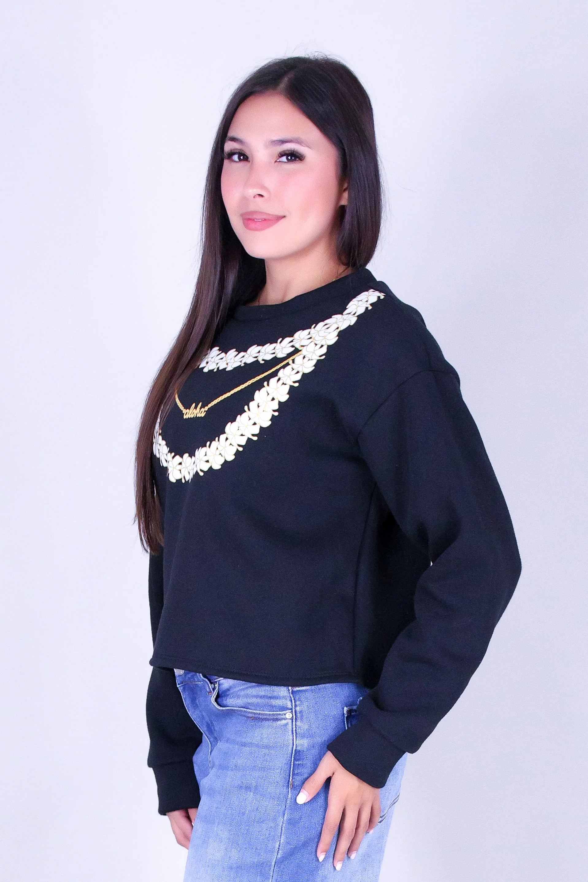 LAYERED PUAKENIKENI ALOHA SWEATER - Image 3