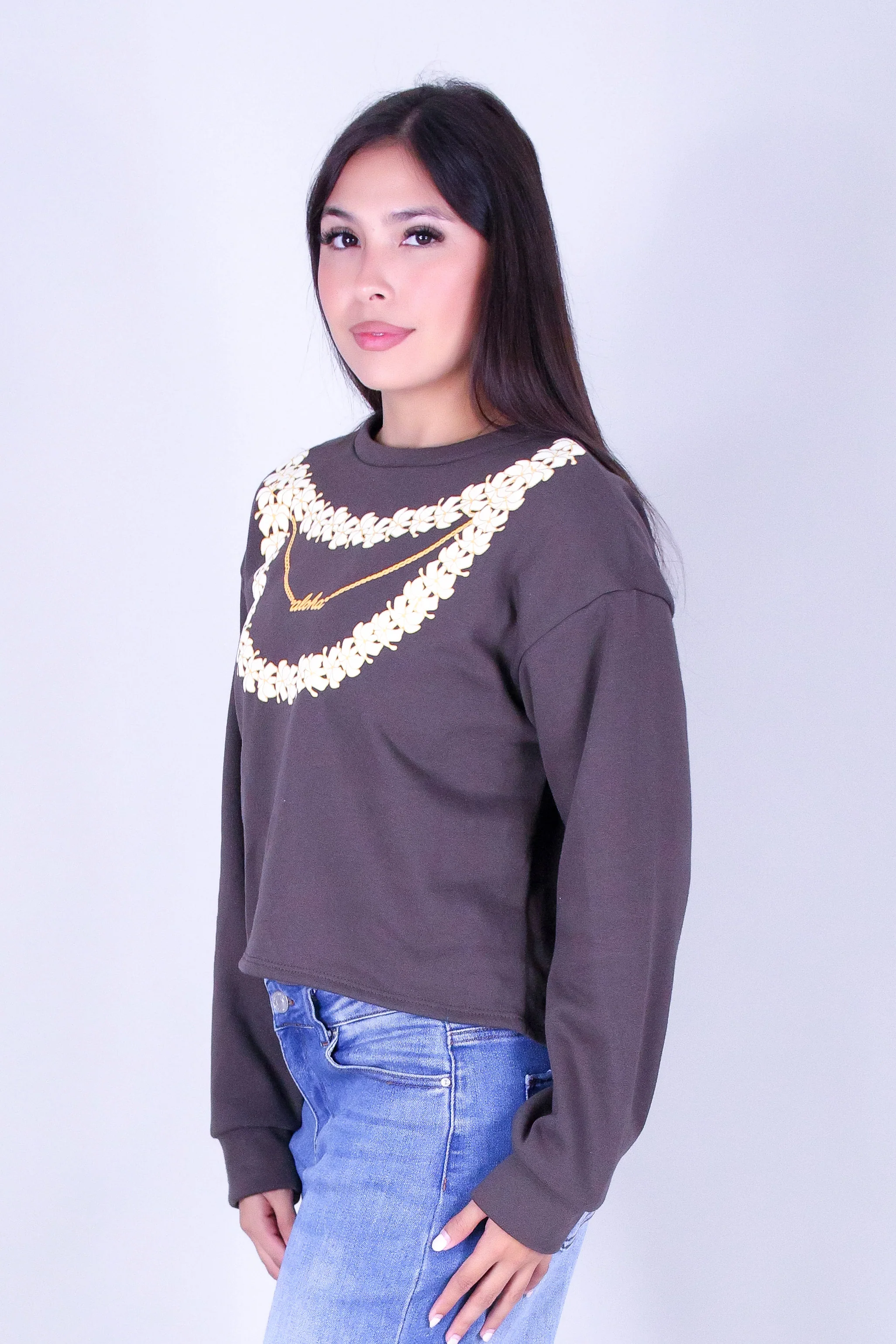 LAYERED PUAKENIKENI ALOHA SWEATER - Image 3