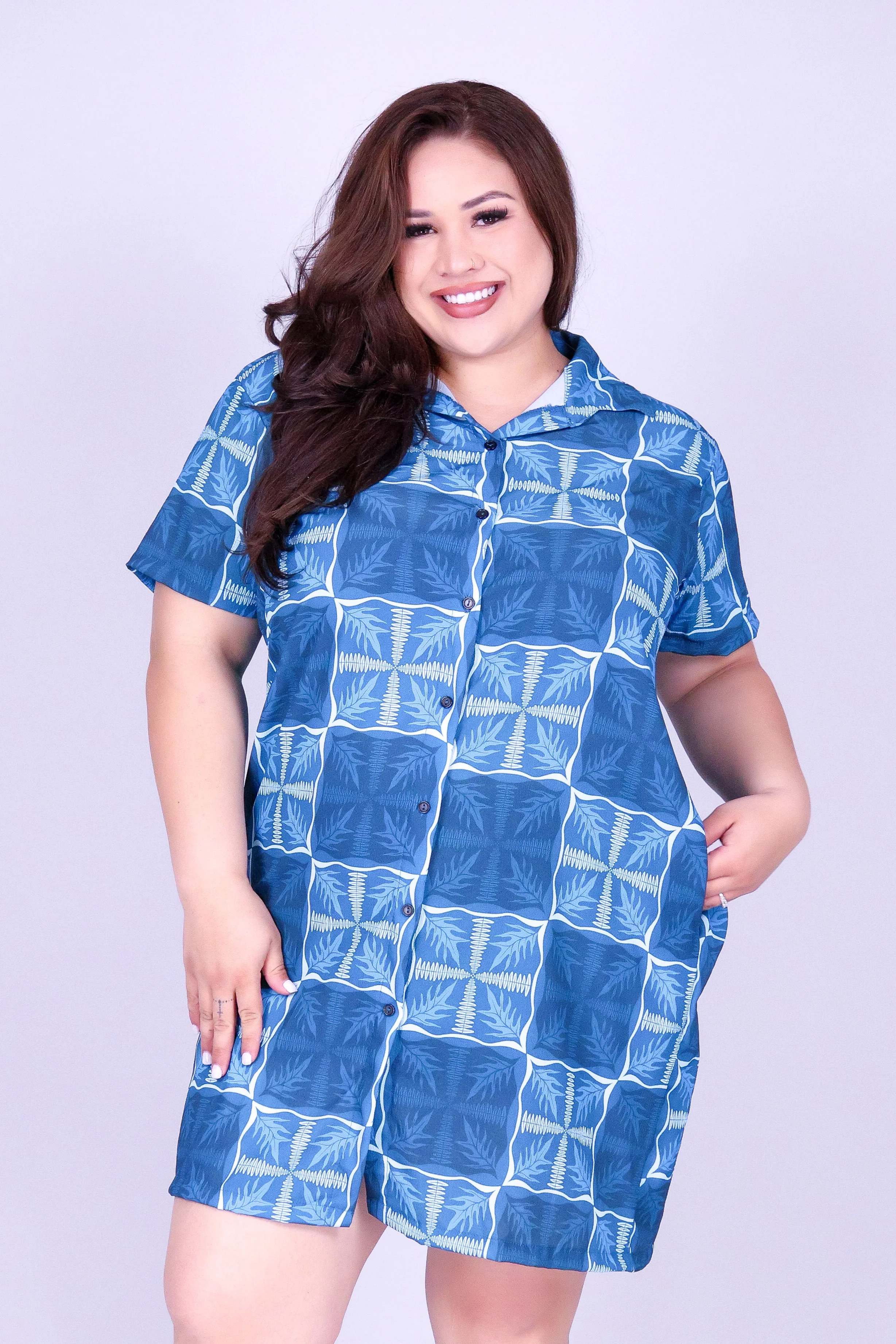 FERN KUIKI BUTTON DOWN DRESS - Image 2