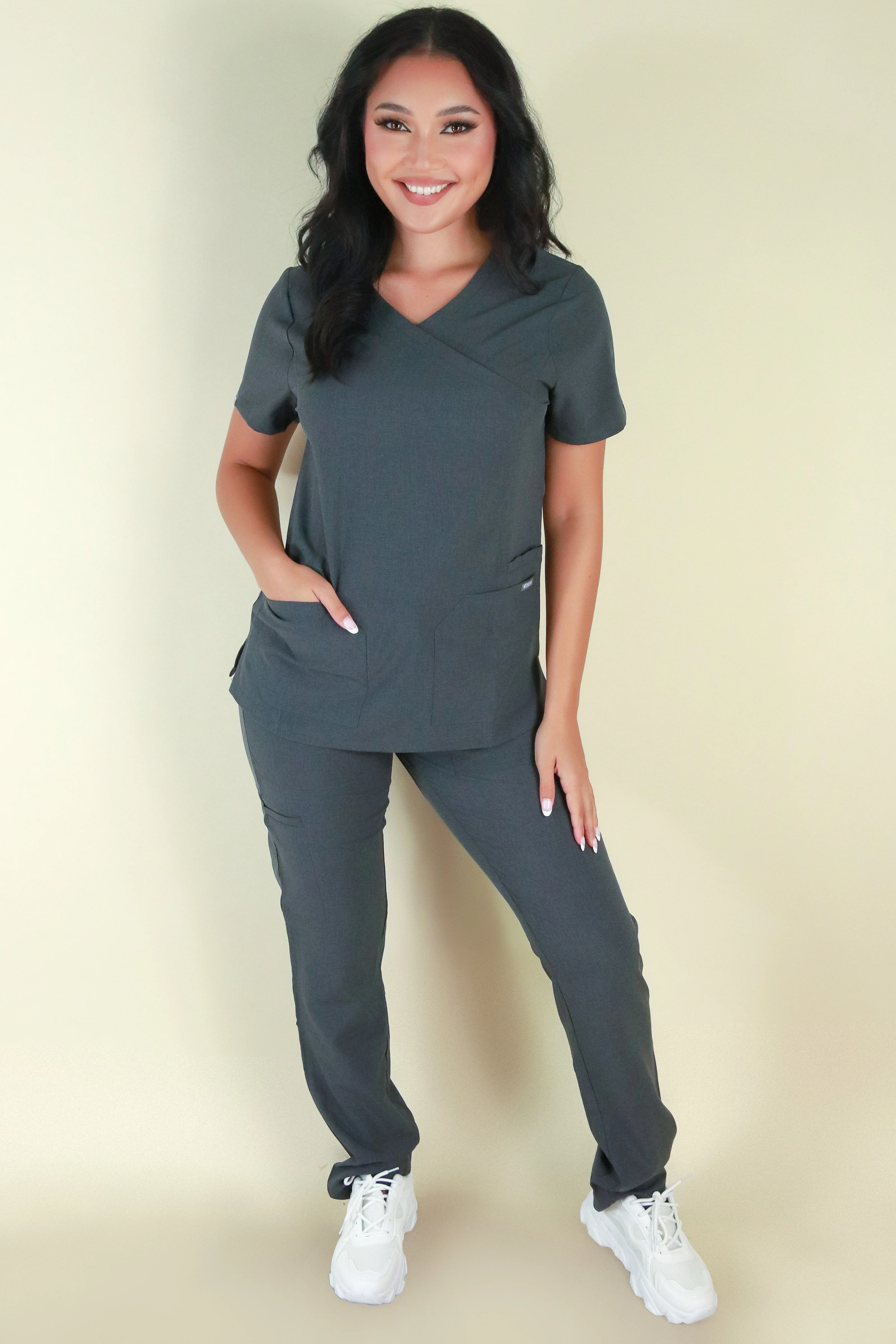 HOPE ALL IS WELL SCRUB TOP