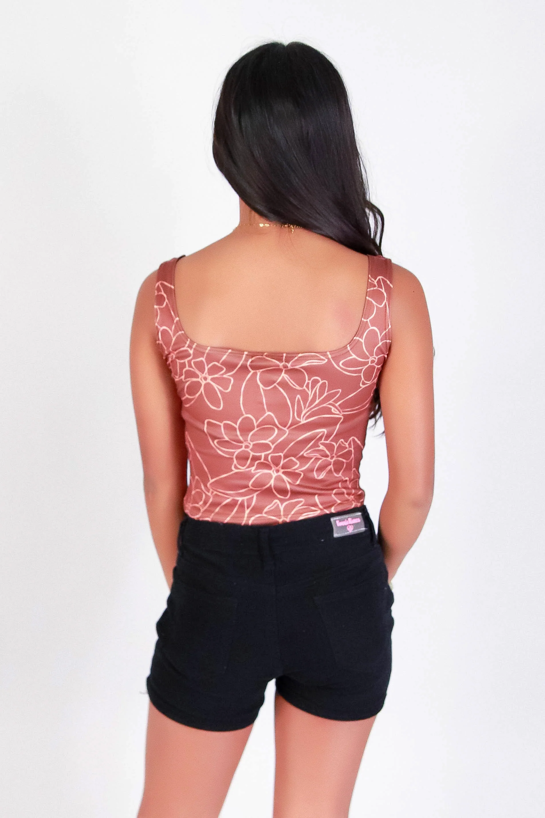 GARDENIA SQUARE NECK TANK TOP | KIDS SIZE 2-16 - Image 3