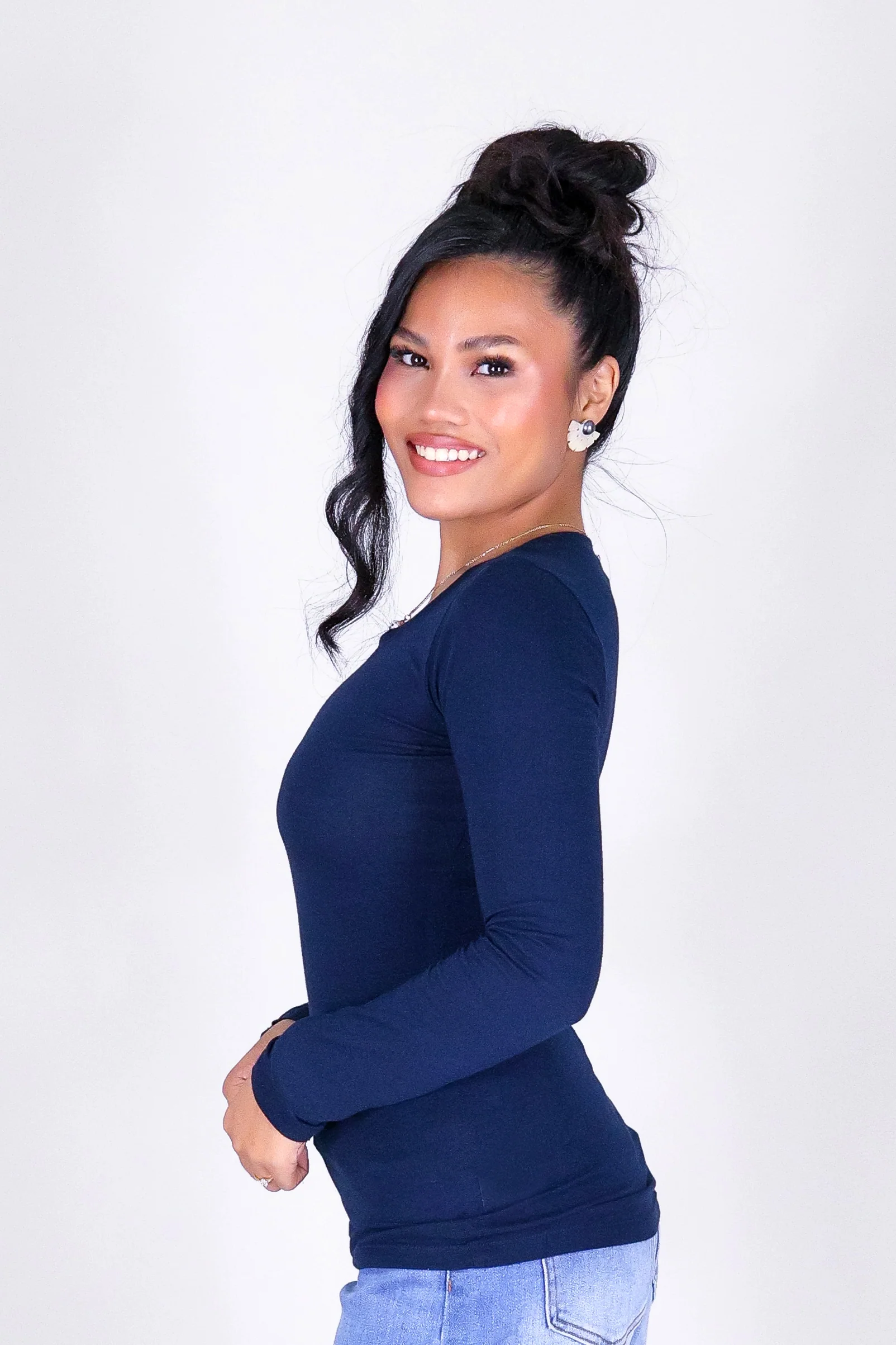 JUST A CUTIE LONG SLEEVE TOP - Image 3