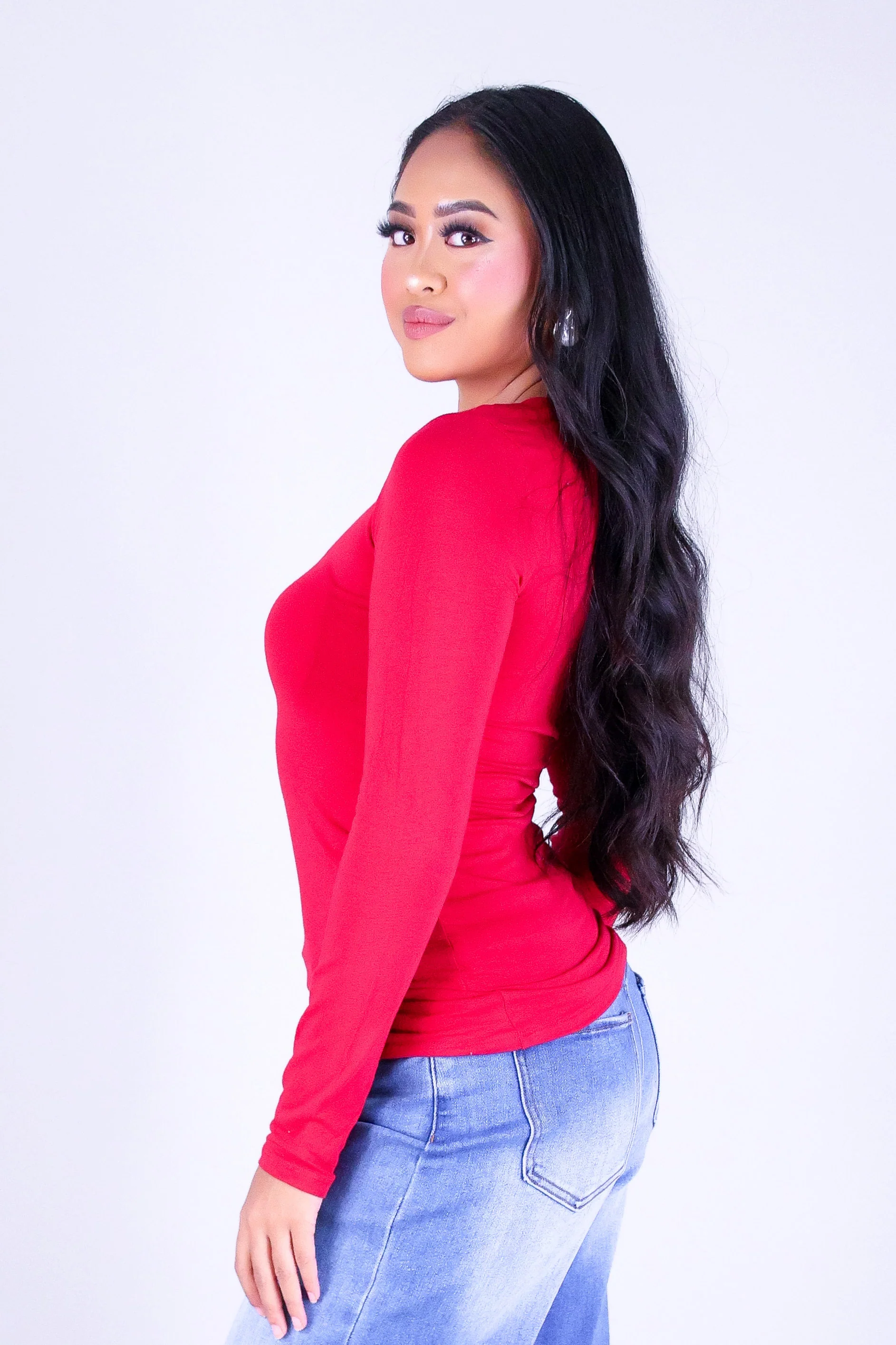 JUST A CUTIE LONG SLEEVE TOP - Image 3