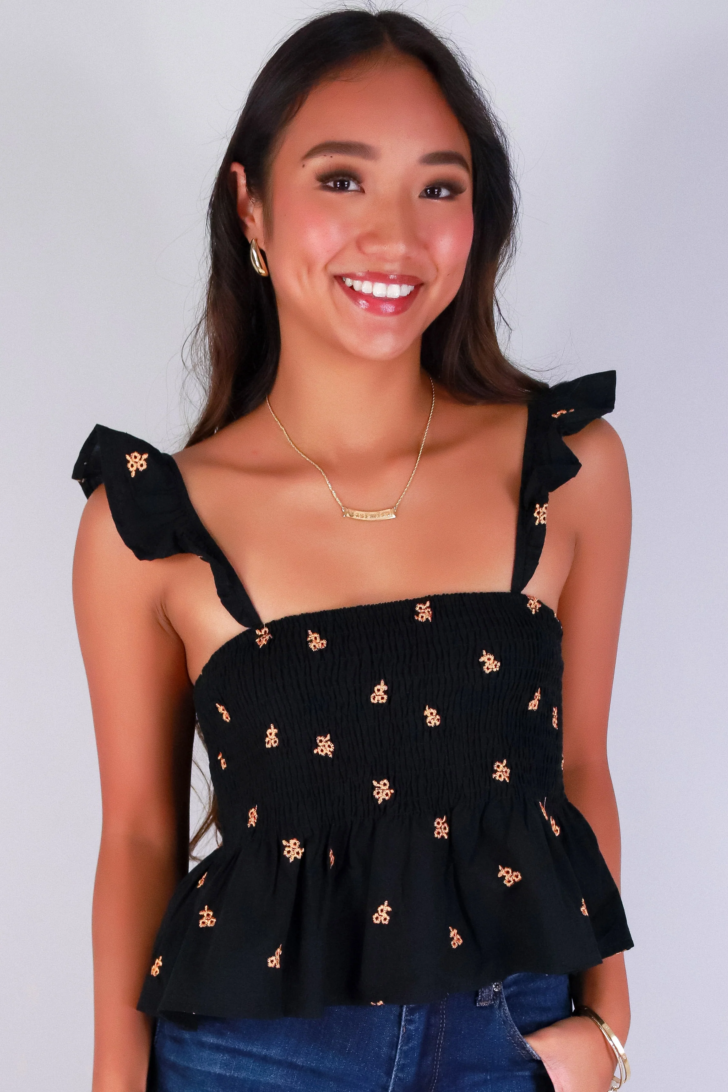 PETAL DARLING BABYDOLL TOP