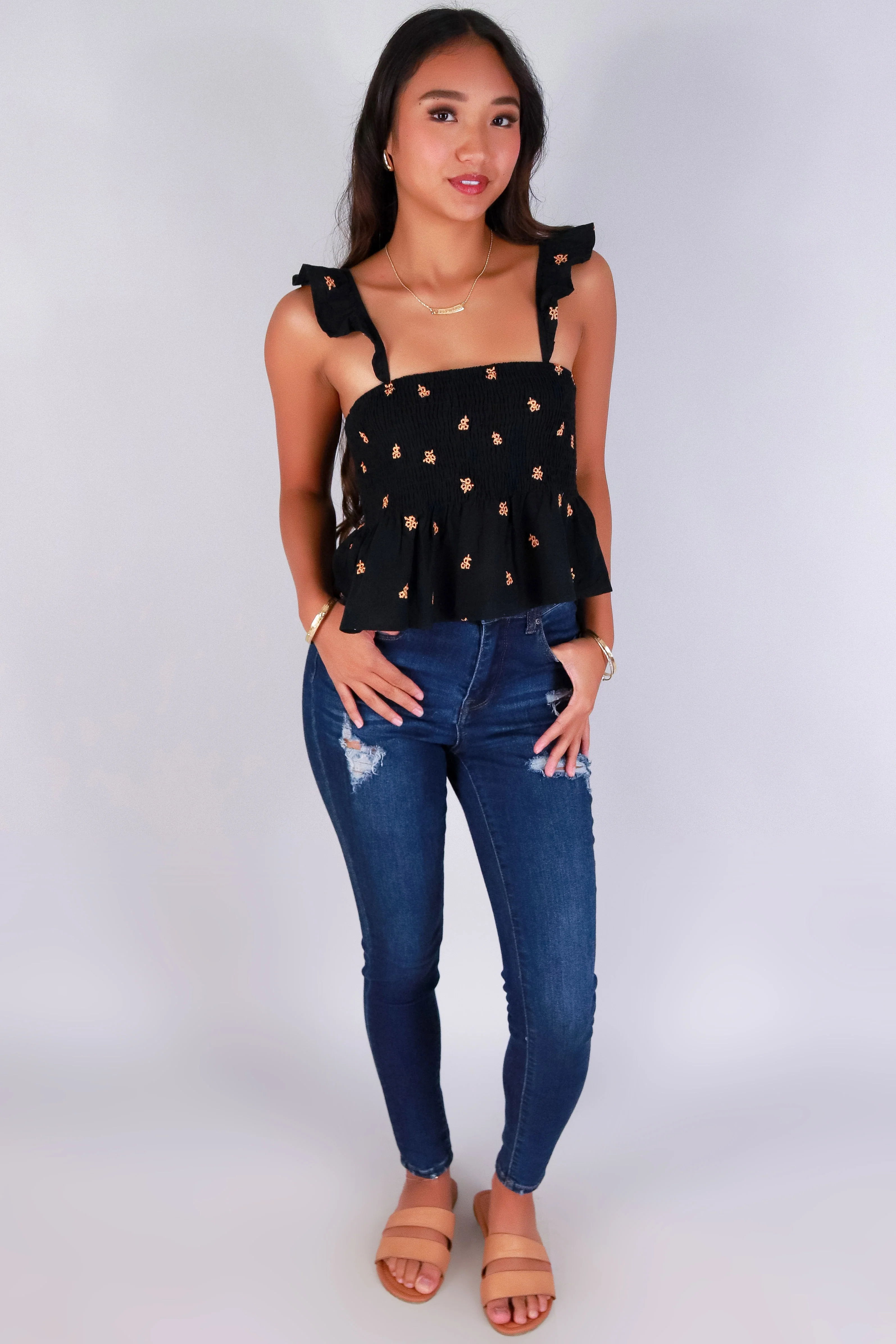 PETAL DARLING BABYDOLL TOP - Image 2