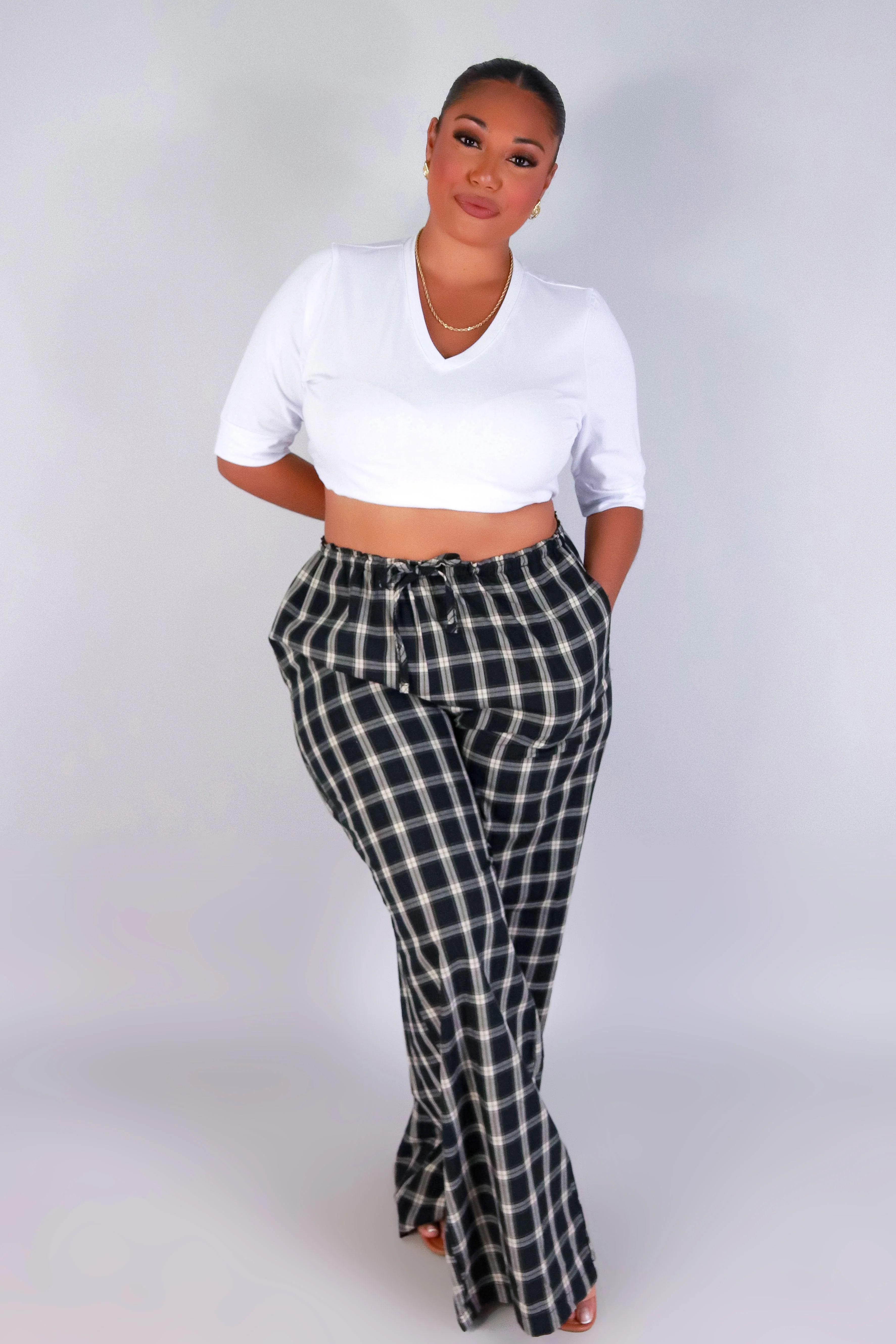 CHECKMATE PAJAMA PANTS - Image 2