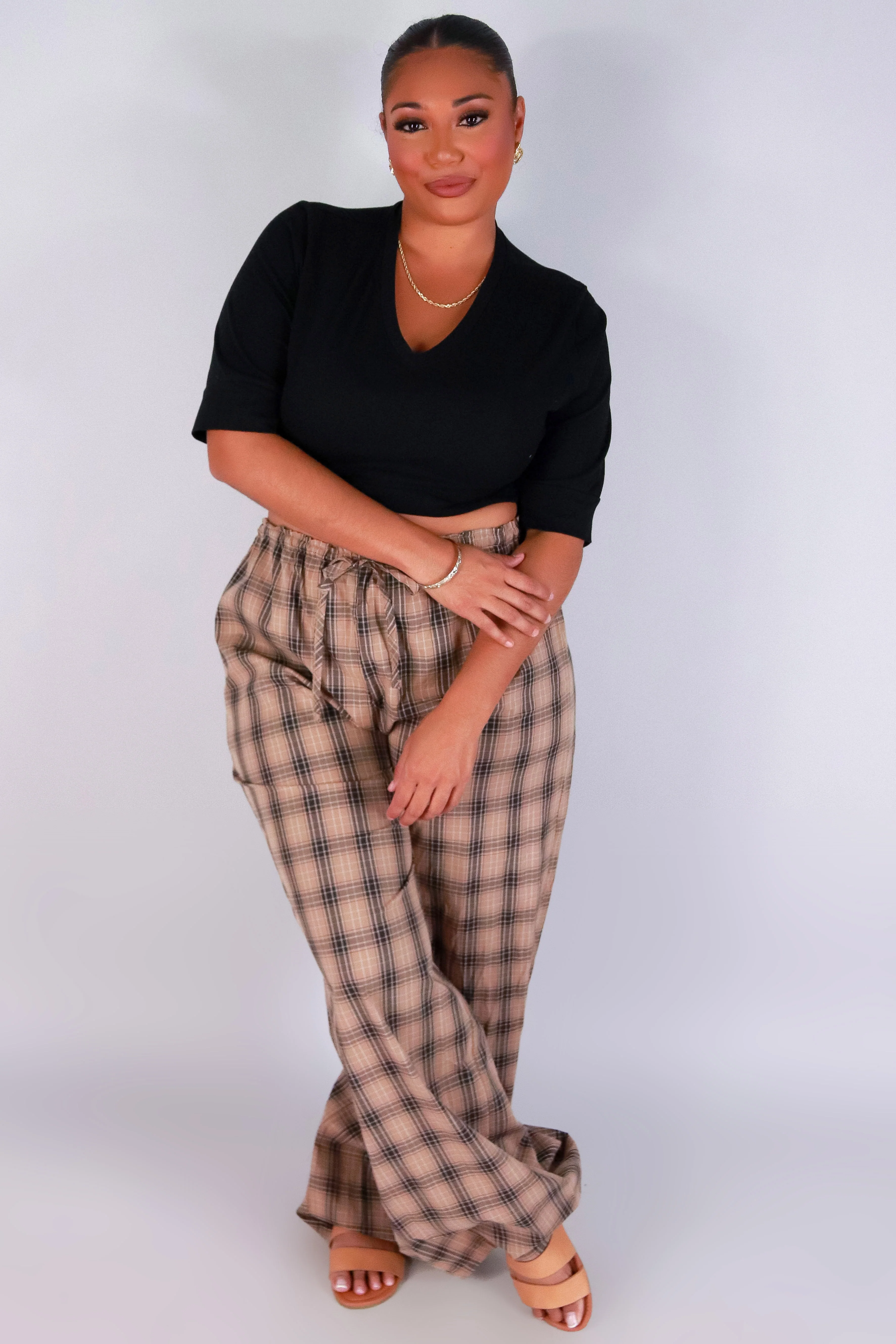CHECKMATE PAJAMA PANTS - Image 2