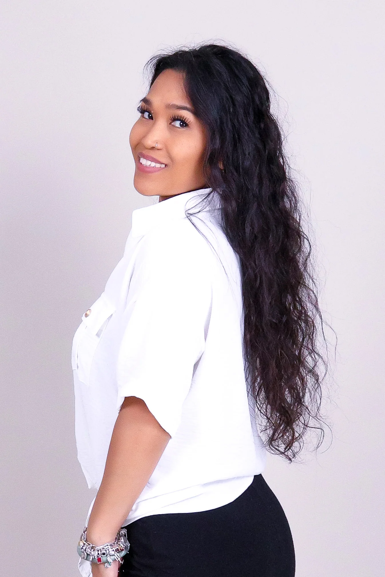 SIMPLE LINE BUTTON DOWN TOP - Image 3