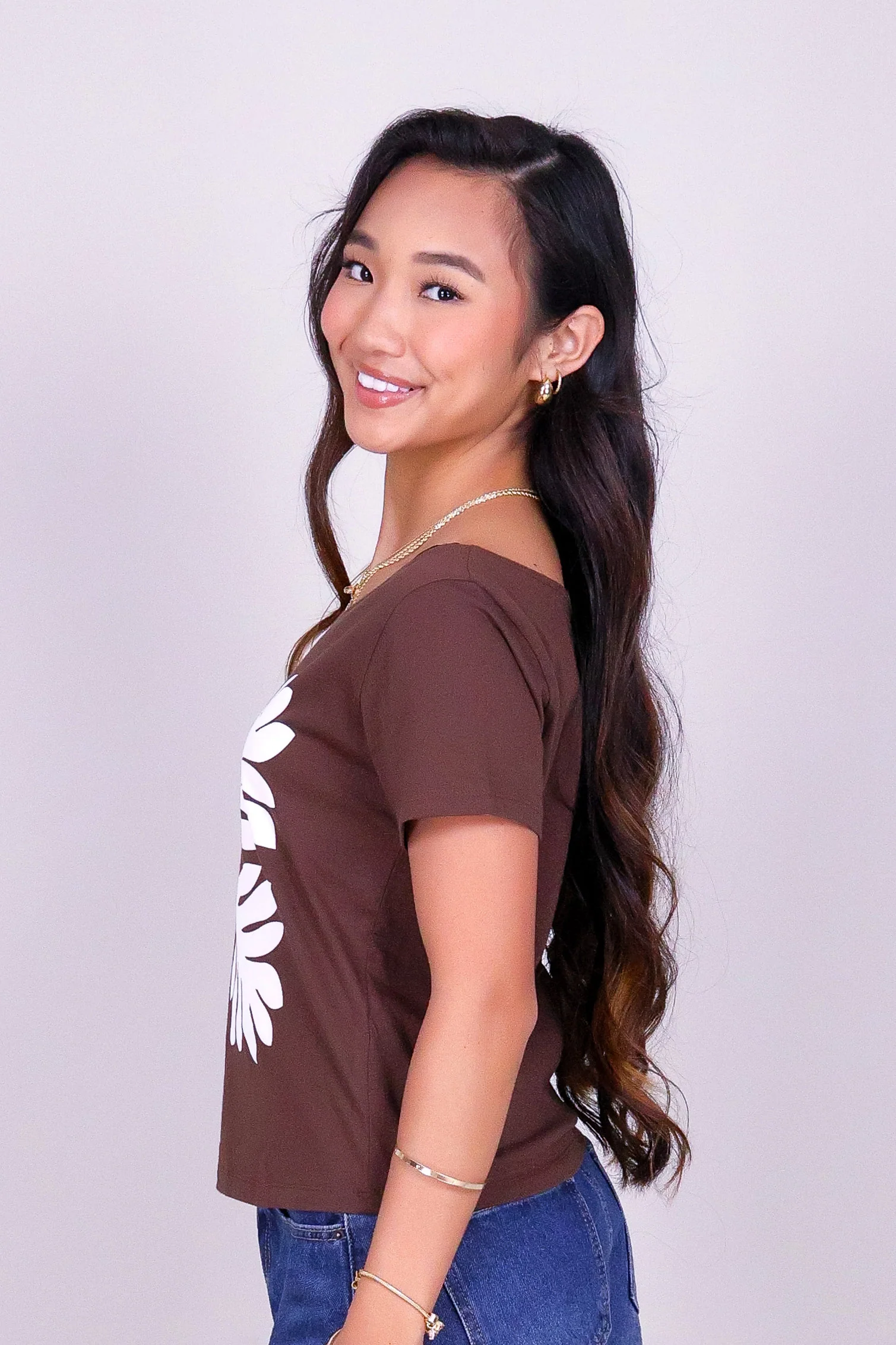 LAUAE QUILT OFF SHOULDER TEE - Image 3