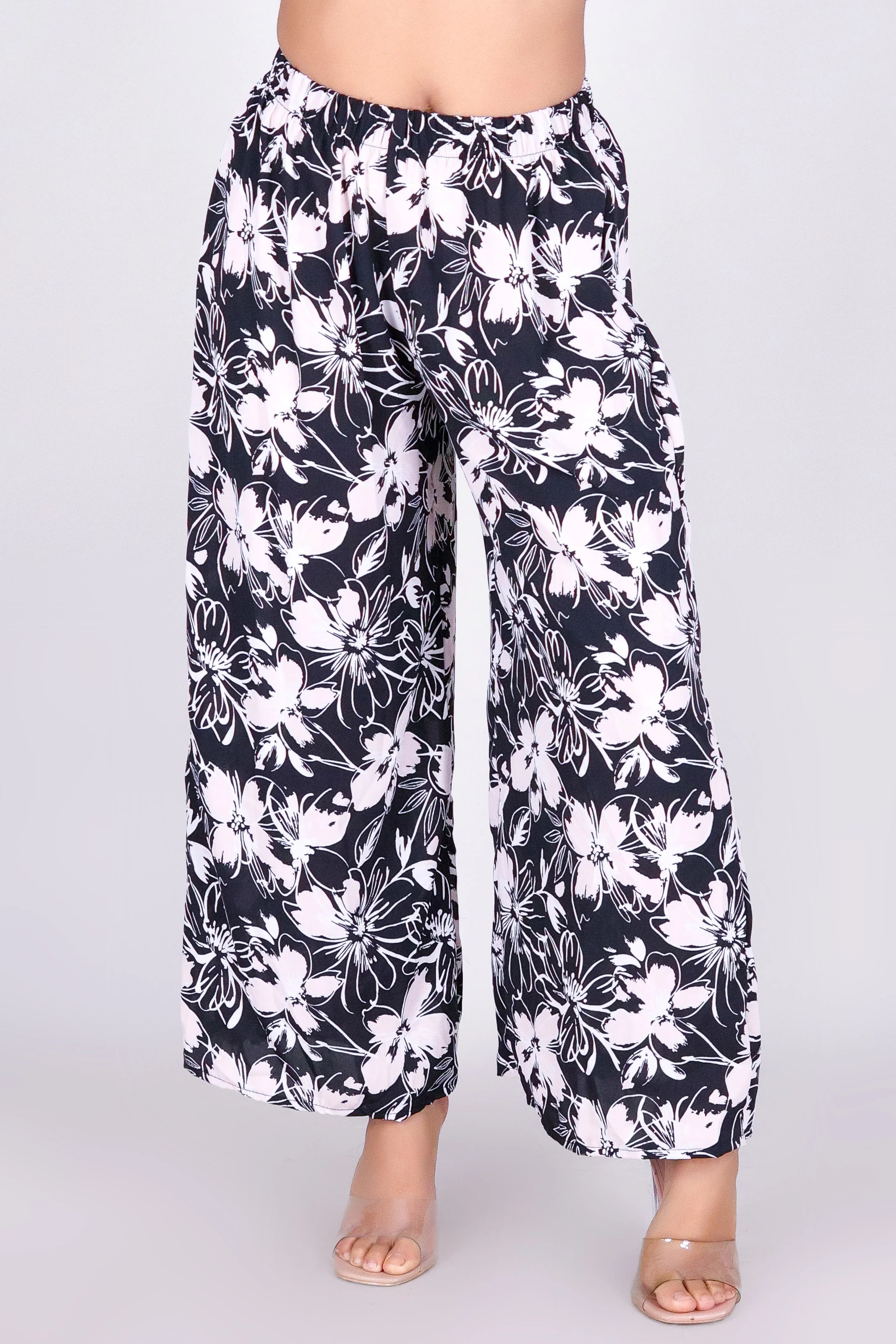 SOFT PETAL MUSE PALAZZO PANTS - Image 2
