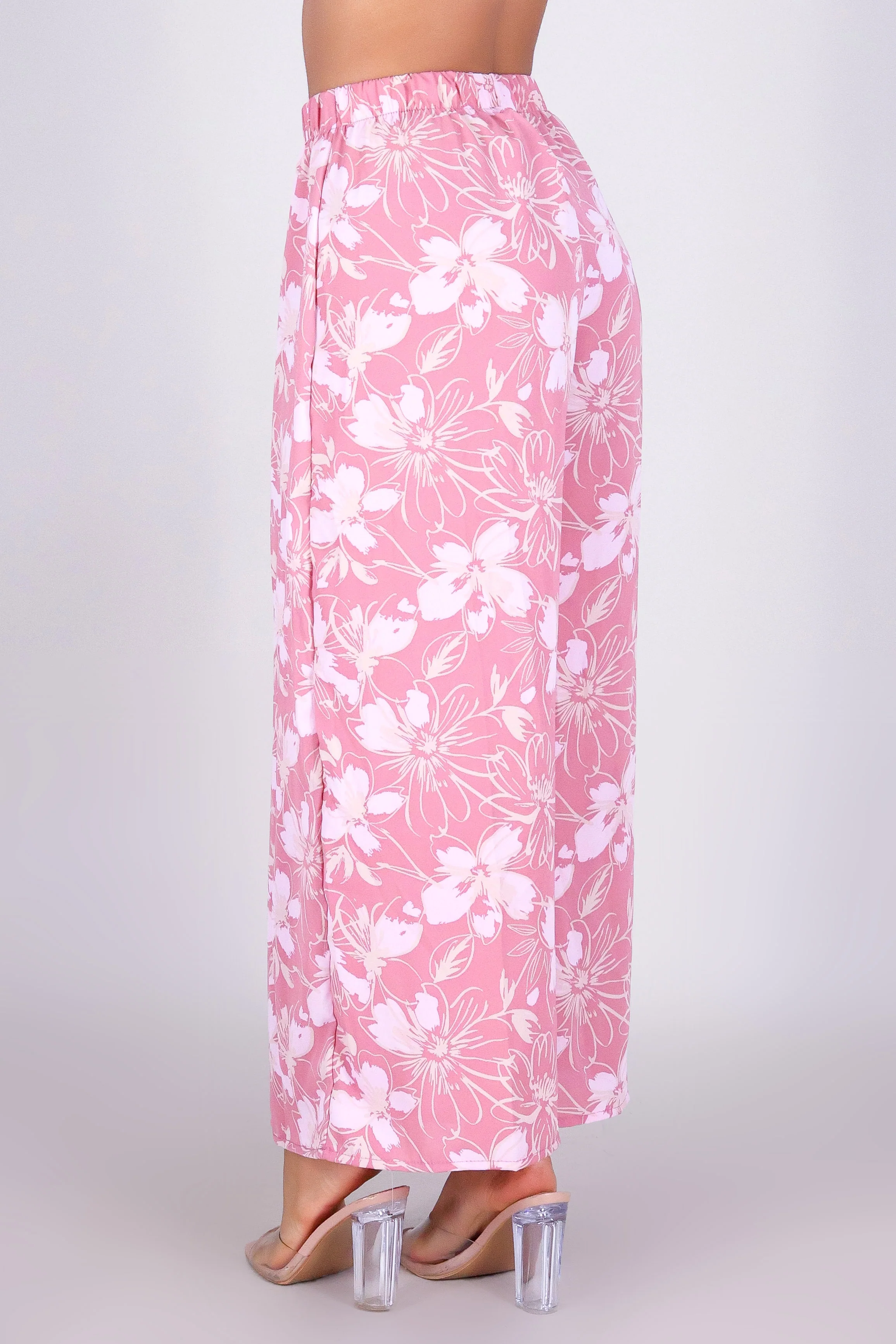 SOFT PETAL MUSE PALAZZO PANTS - Image 3