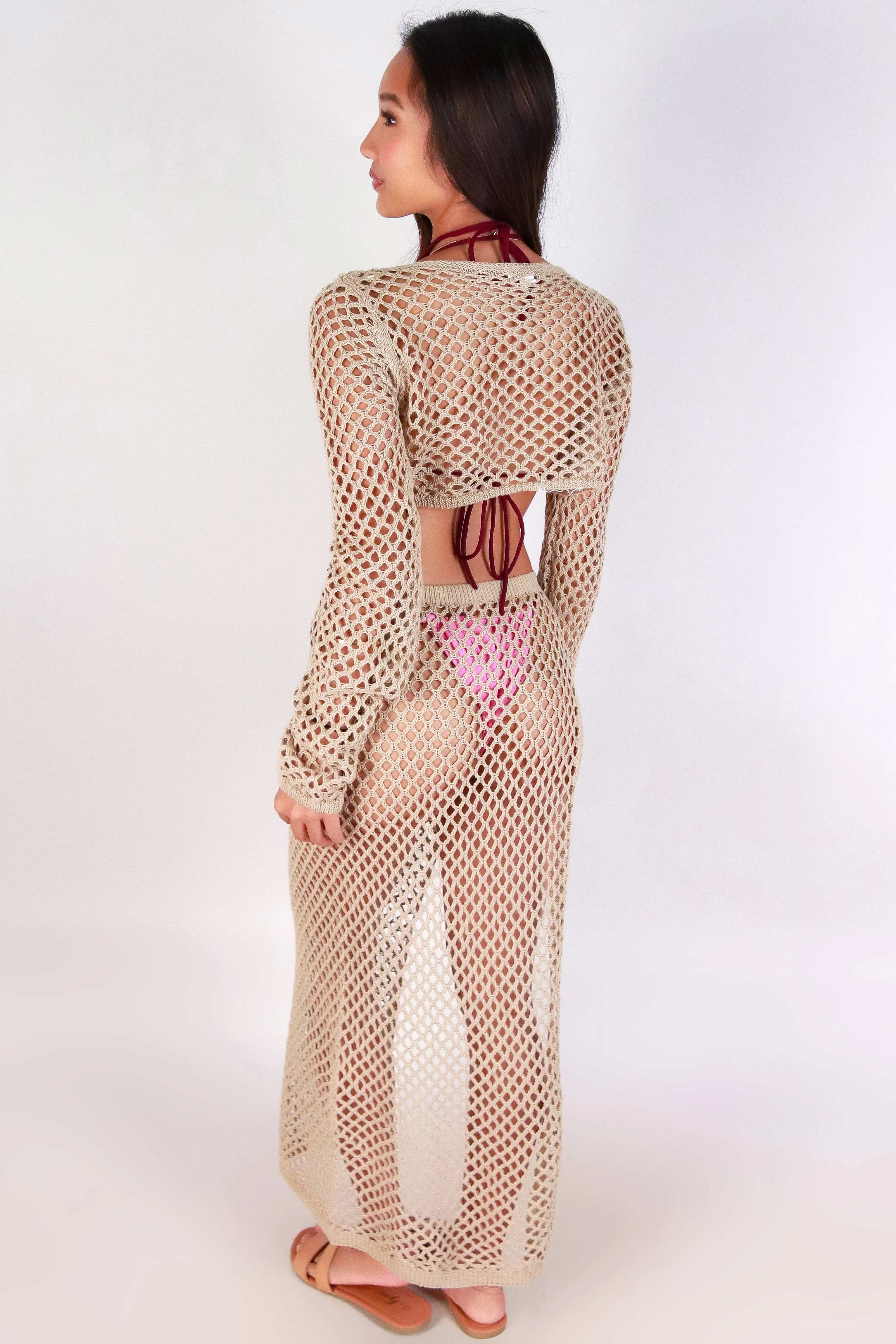 BEACHY & BREEZY CROCHET COVER UP TOP - Image 3