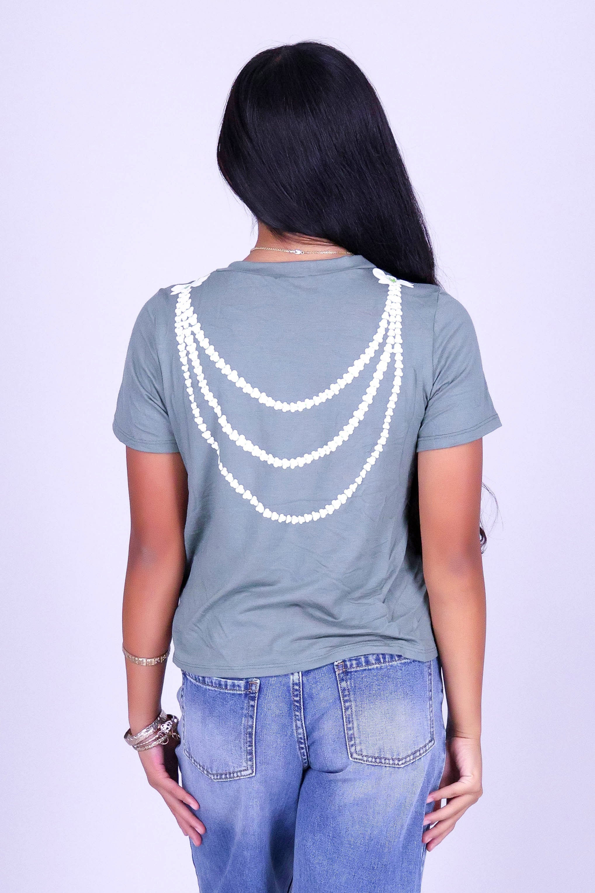 ORCHID CROWN LEI TEE | KIDS SIZE 2-16 - Image 4