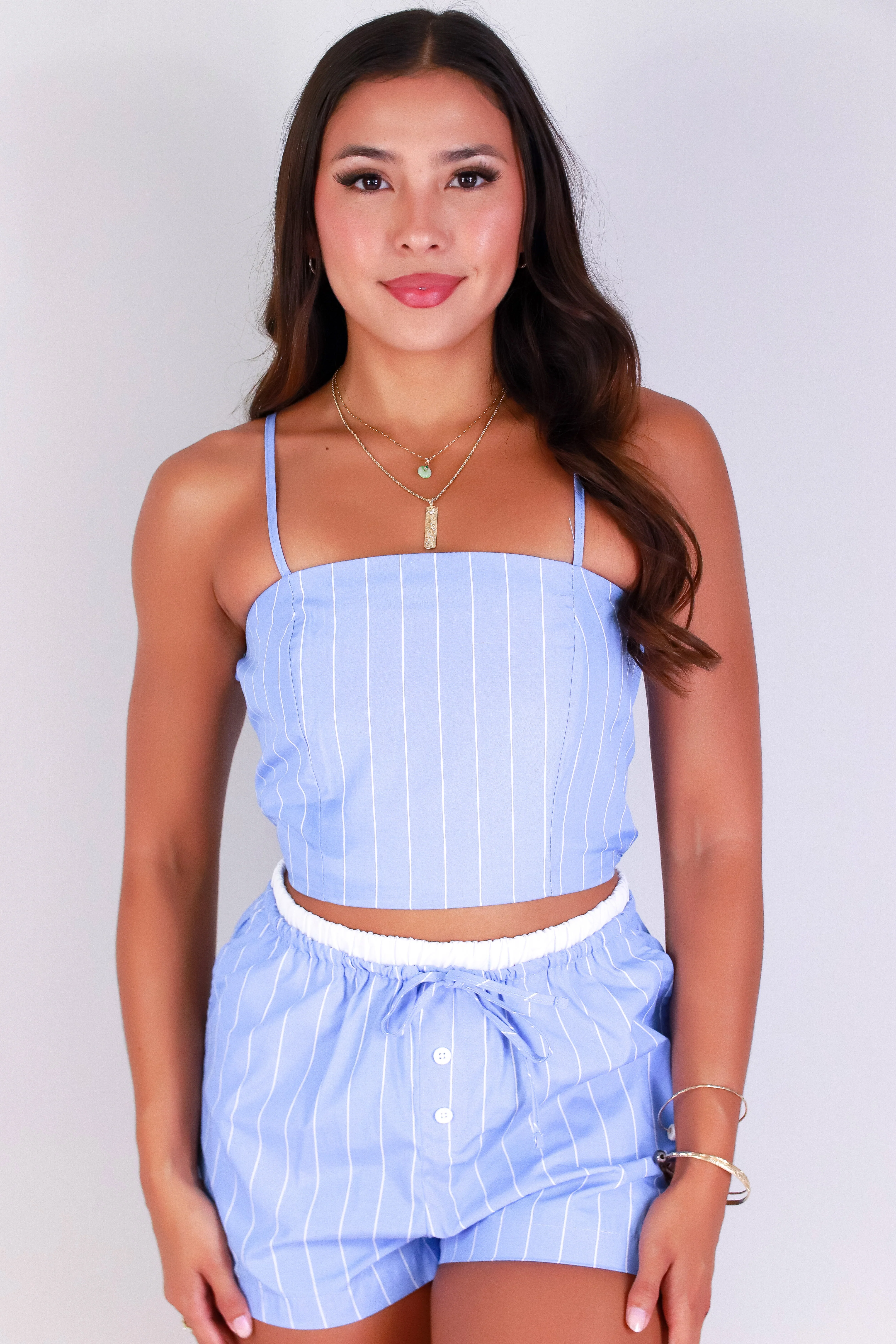 LINE IT UP CROP TOP